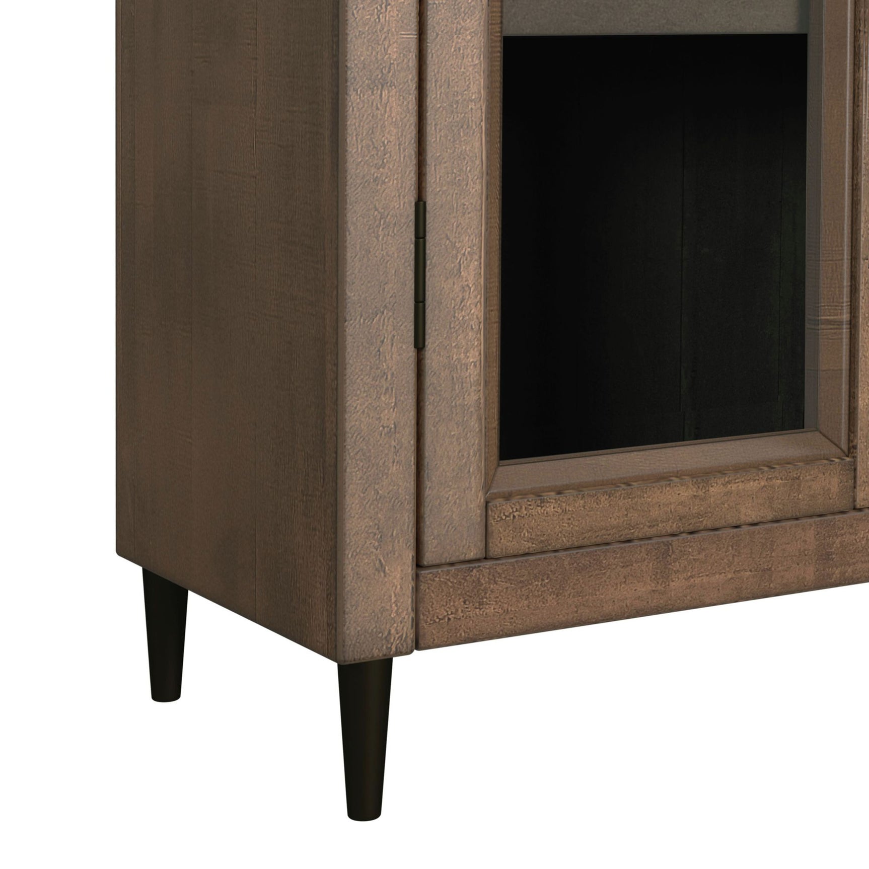 Orion Bookcase in Weathered Oak - Tampa Furniture Outlet