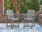 Tampa Furniture Outlet - Ashley Furniture - Sanctuary Beach Outdoor - Barstool (Set of 2) - PCP227-124