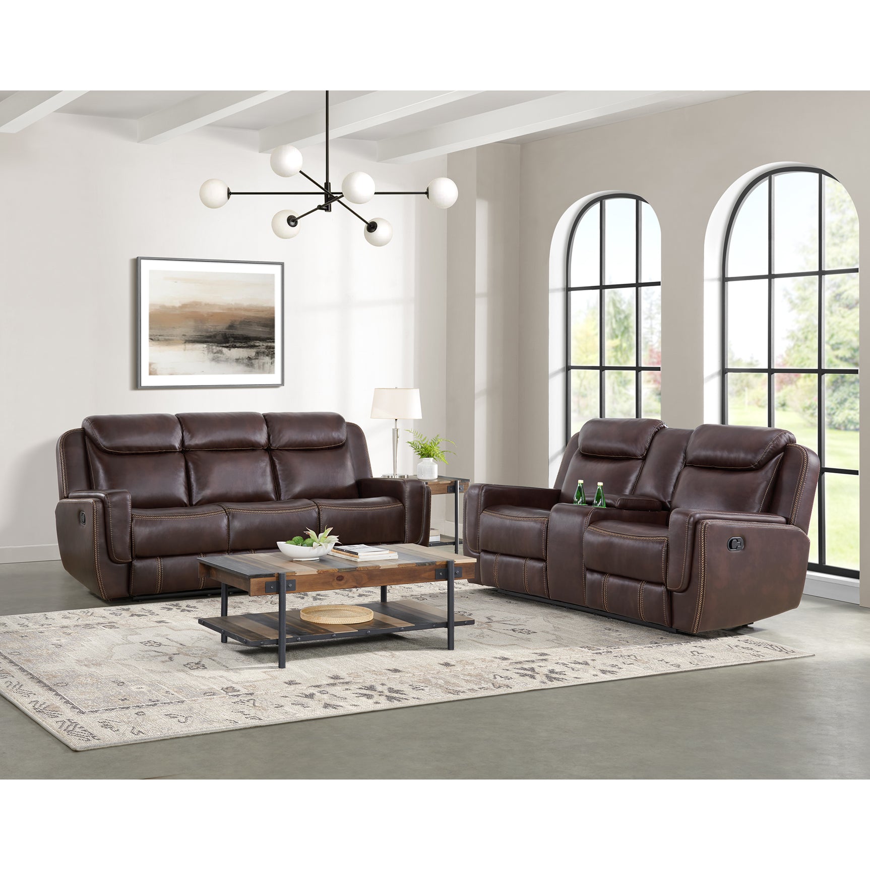 Panther Motion Sofa in Neono Brown – SKU U-11580-10740-305 | Elements