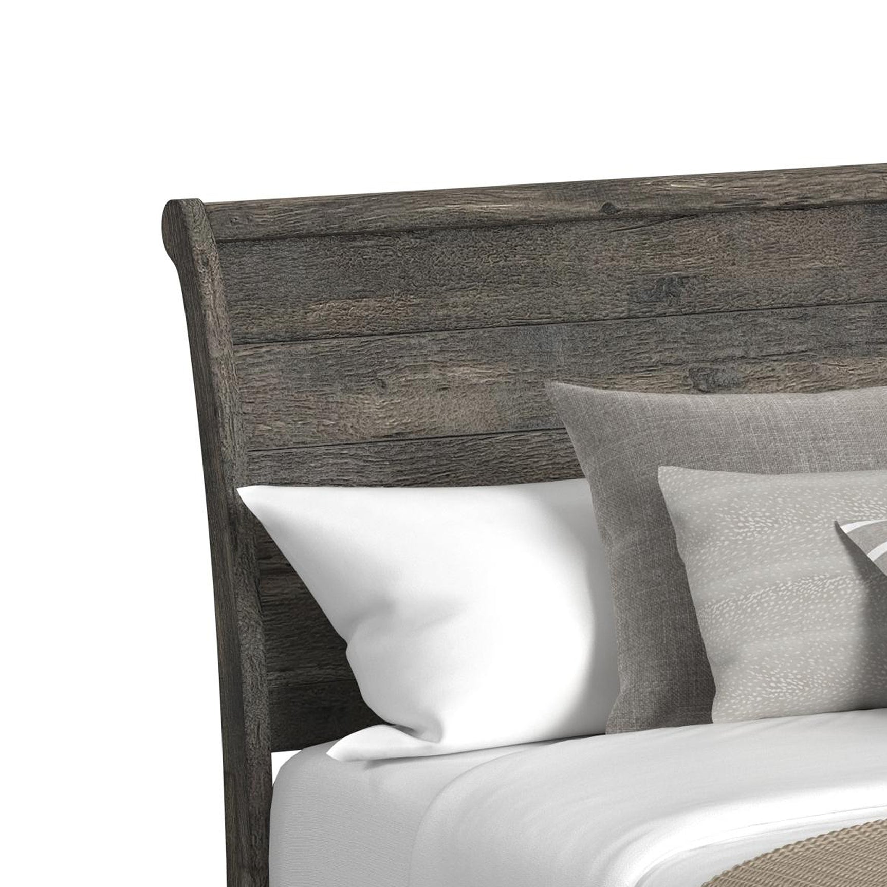 Park Ridge Full Sleigh Storage Bed in Charcoal - Tampa Furniture Outlet