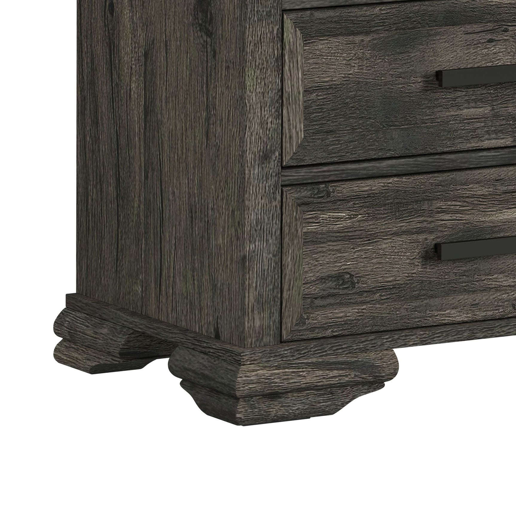 Park Ridge 71'' TV Console without Fireplace Insert in Charcoal