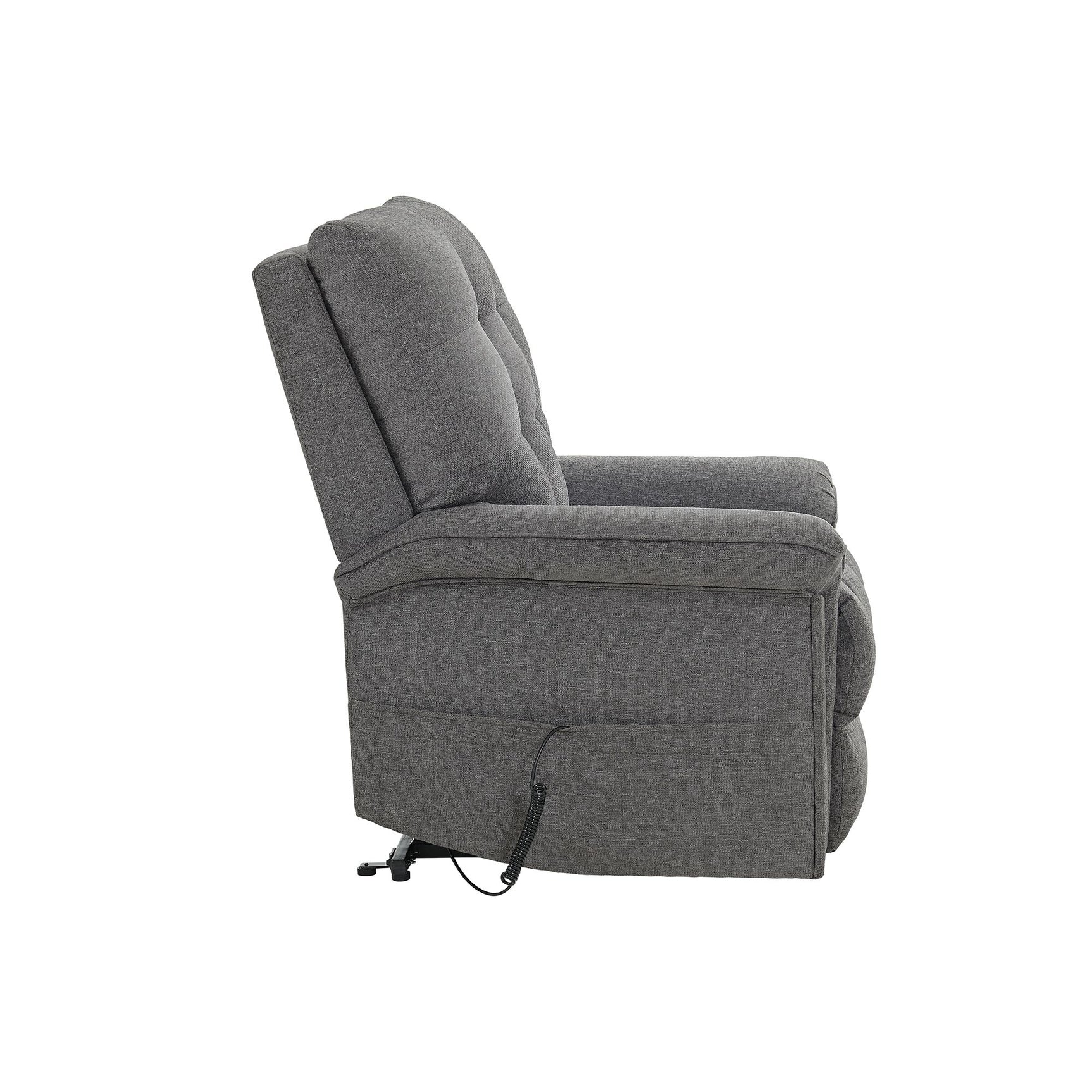 Pecos Power Motion Lift Chair in 15337-2 Ribbit Charcoal - Tampa Furniture Outlet
