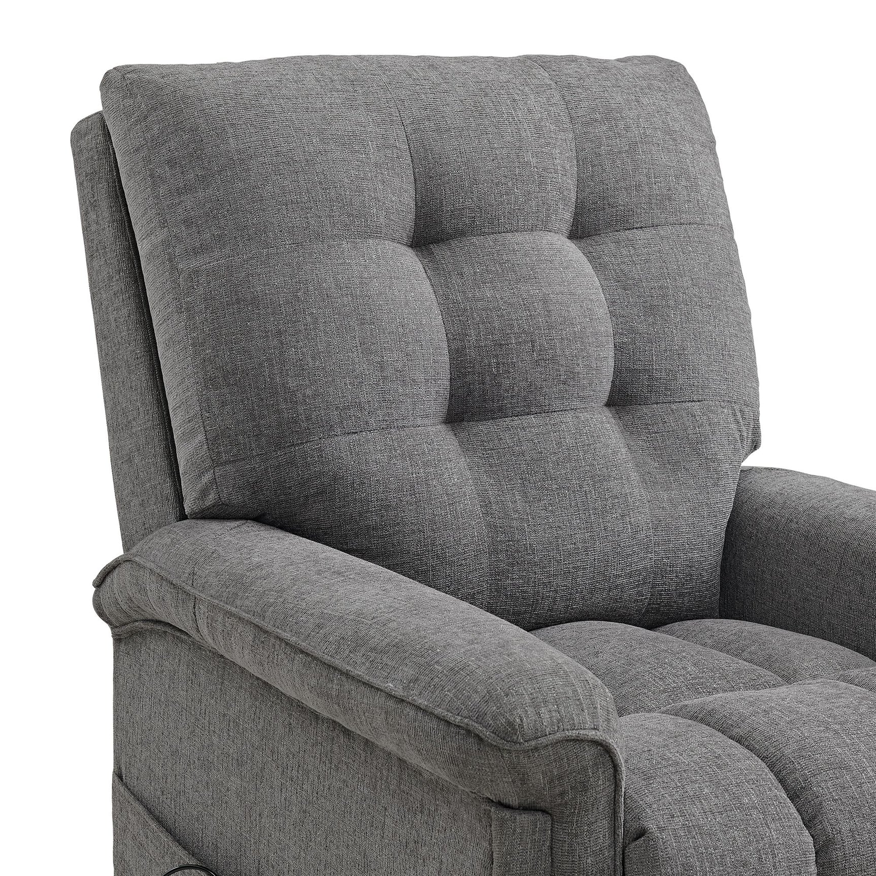 Pecos Power Motion Lift Chair in 15337-2 Ribbit Charcoal - Tampa Furniture Outlet