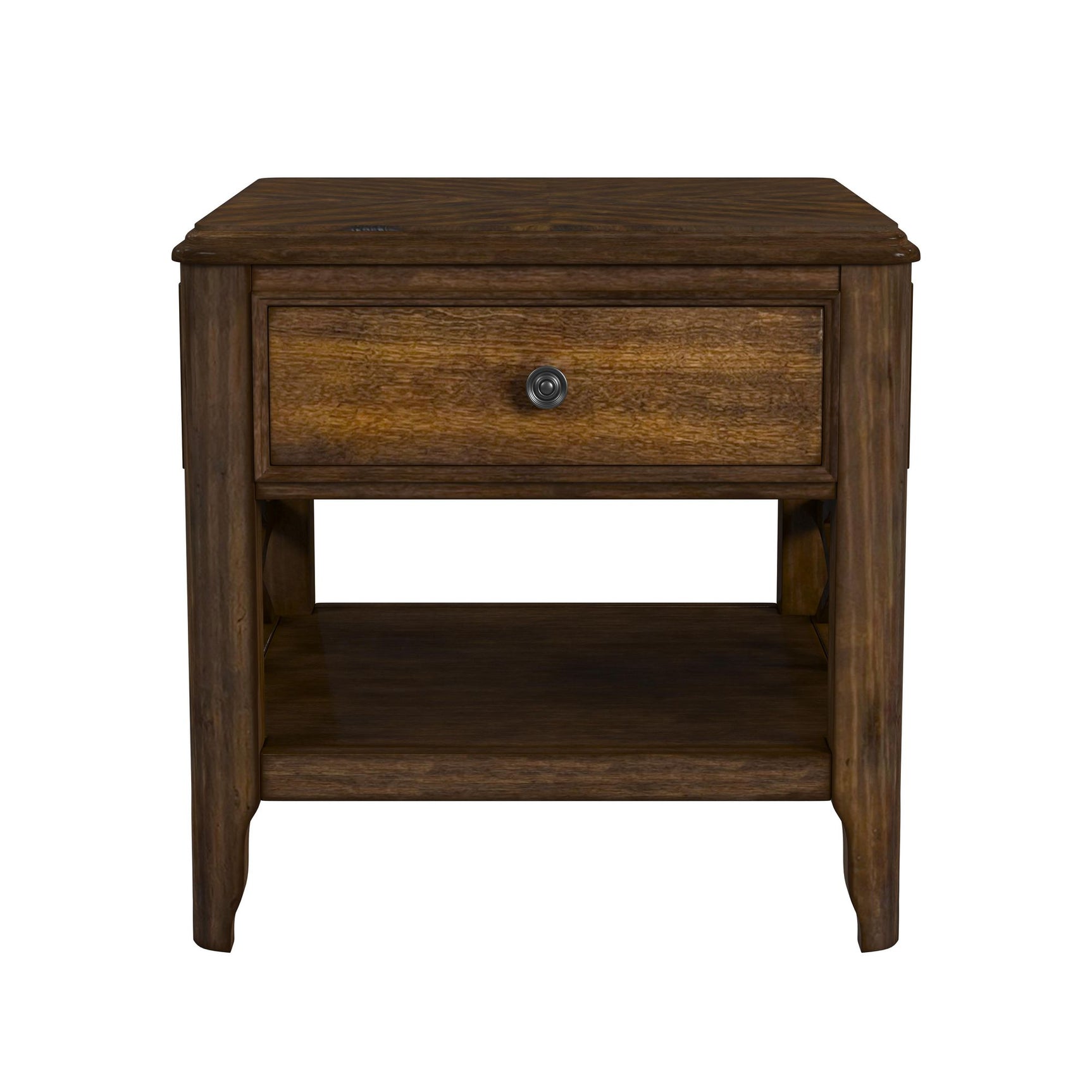 Phillipe End Table in Cherry - Tampa Furniture Outlet