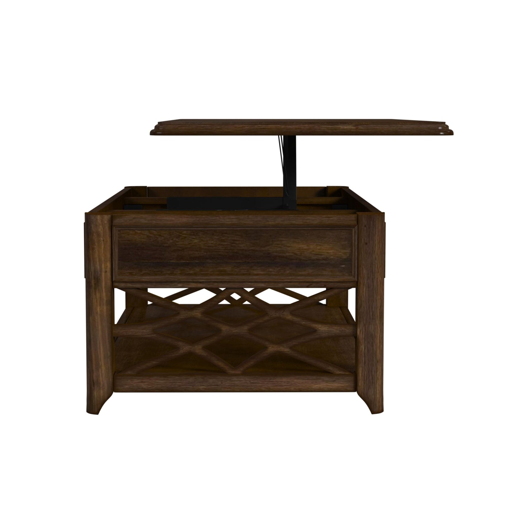 Phillipe Lift-Top Coffee Table in Cherry - Tampa Furniture Outlet