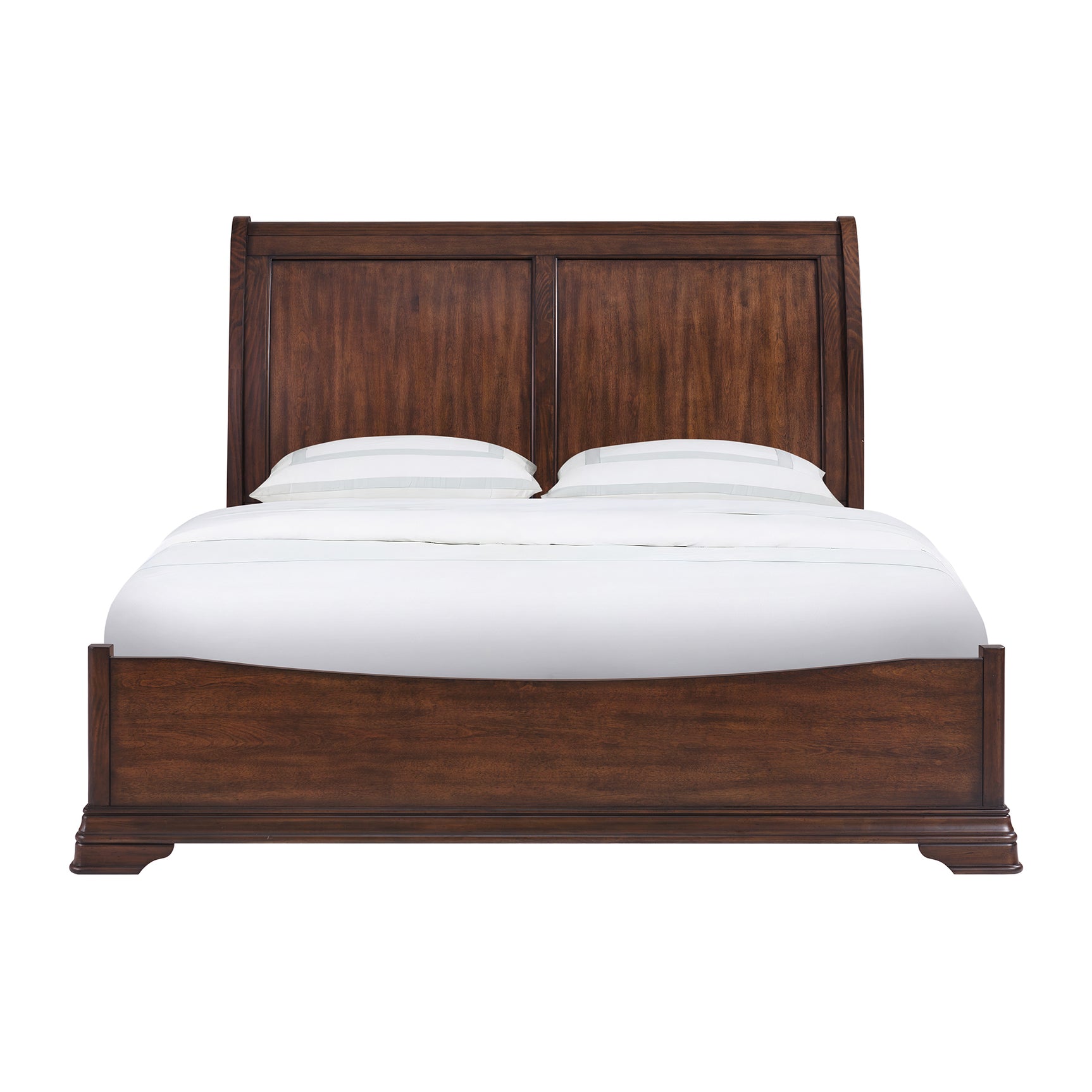 Phillipe King Bed in Cherry - Tampa Furniture Outlet