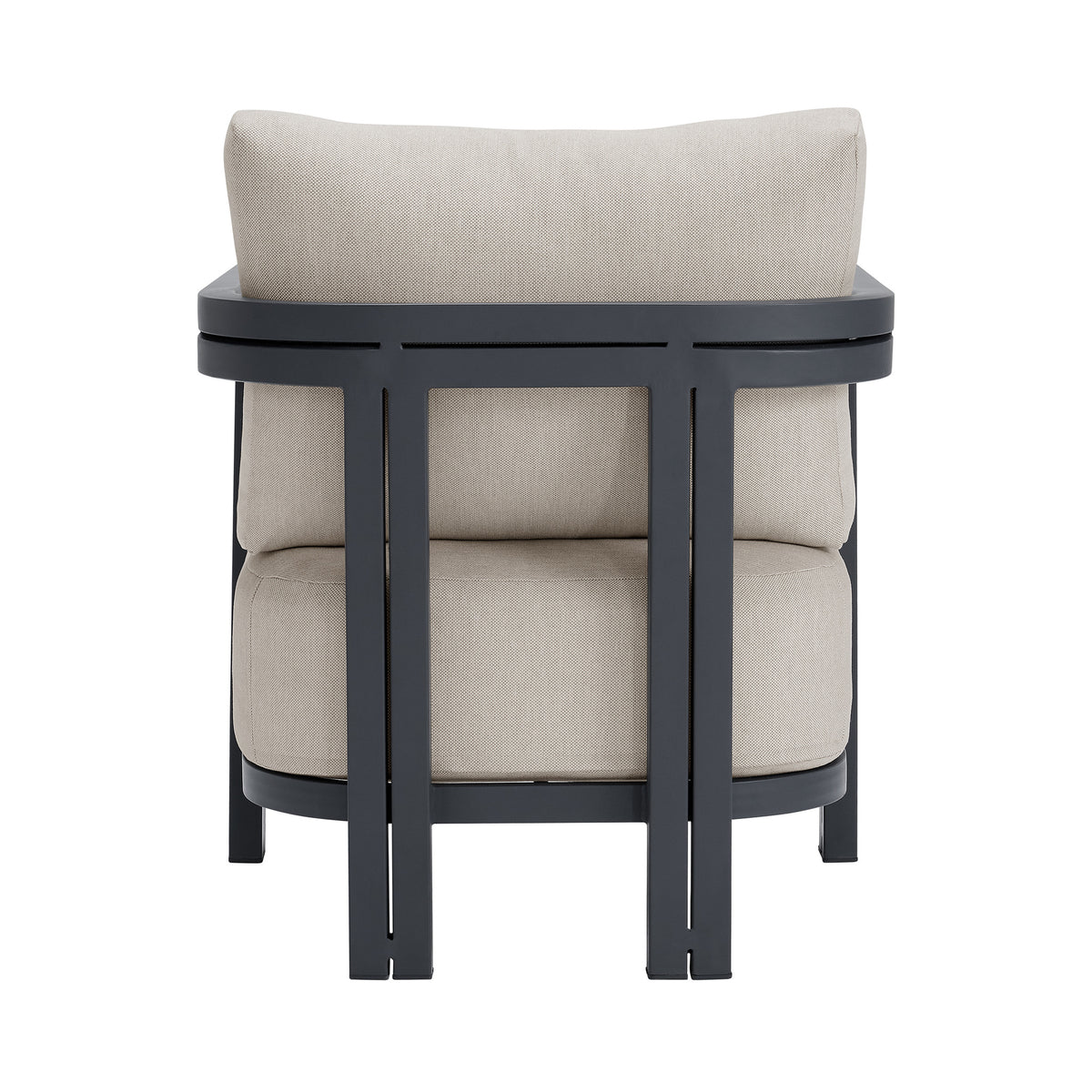 Playa Chair - Dark Grey and Olefin Beige (2 Per Carton)