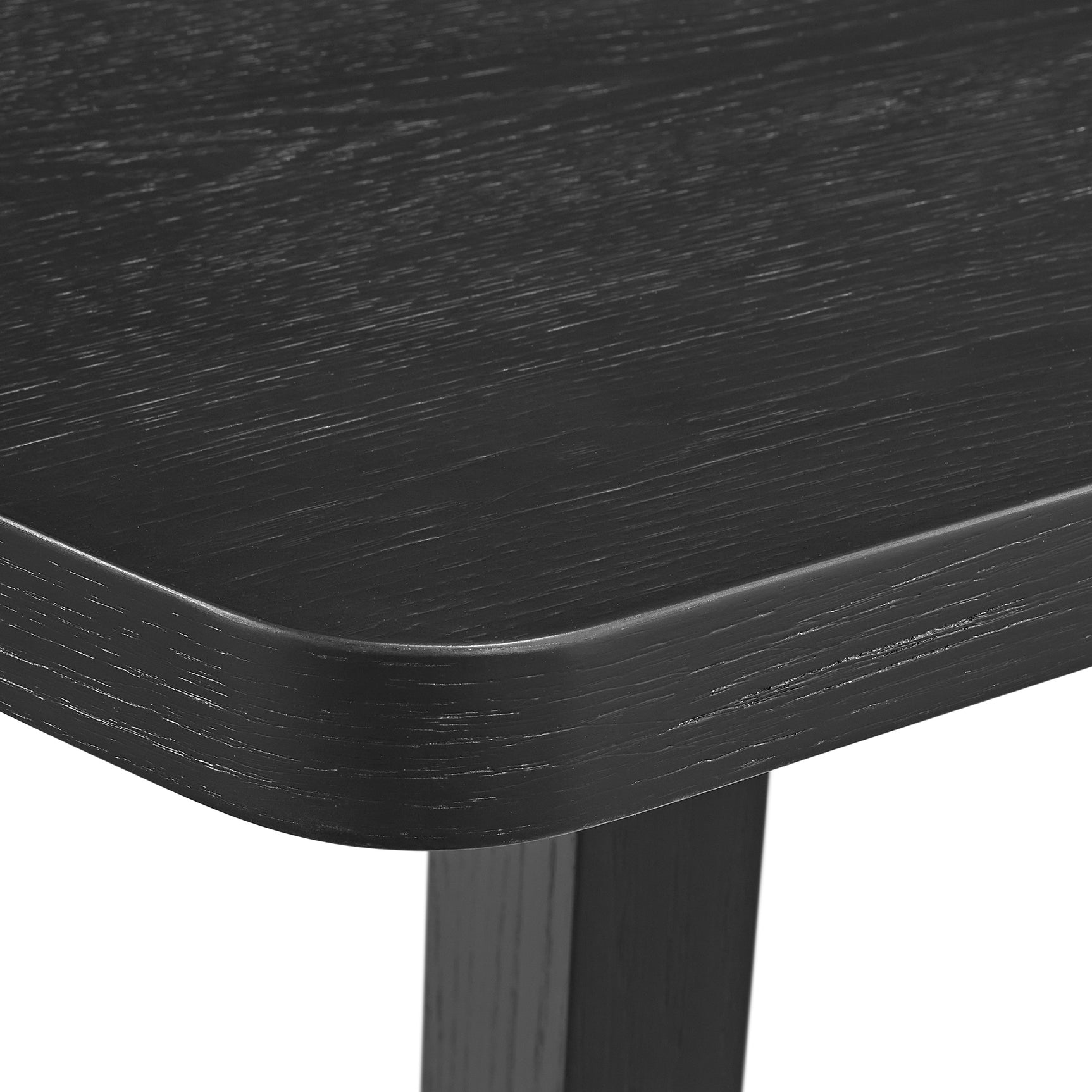 Portland Rectangular Dining Table in Black - Tampa Furniture Outlet