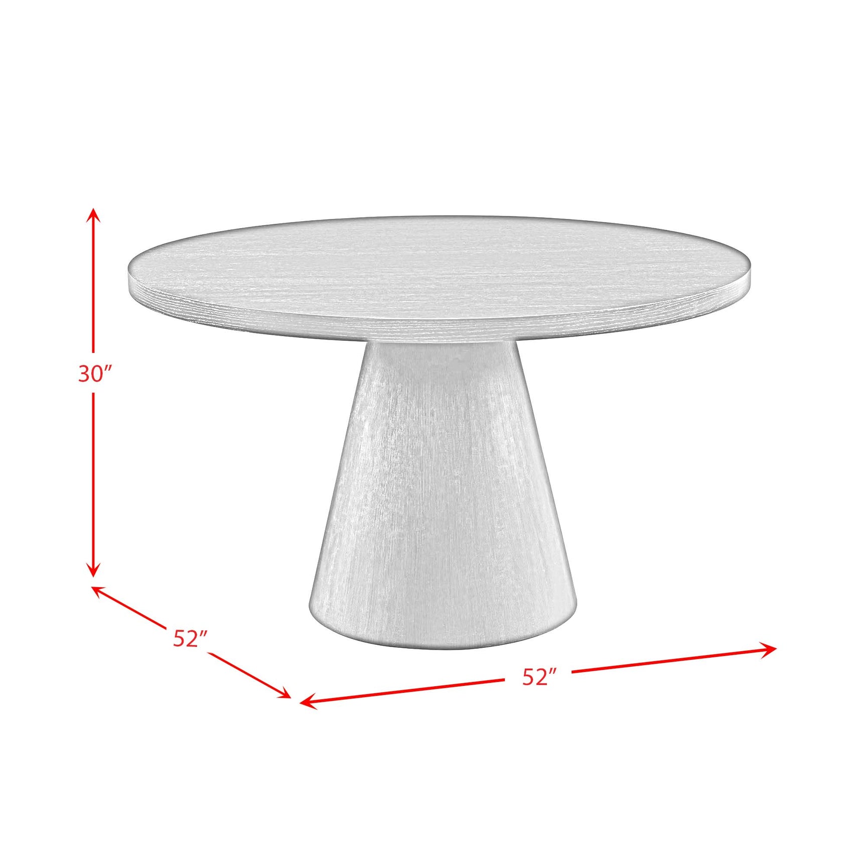 Portland Round Dining Table in Black - Tampa Furniture Outlet