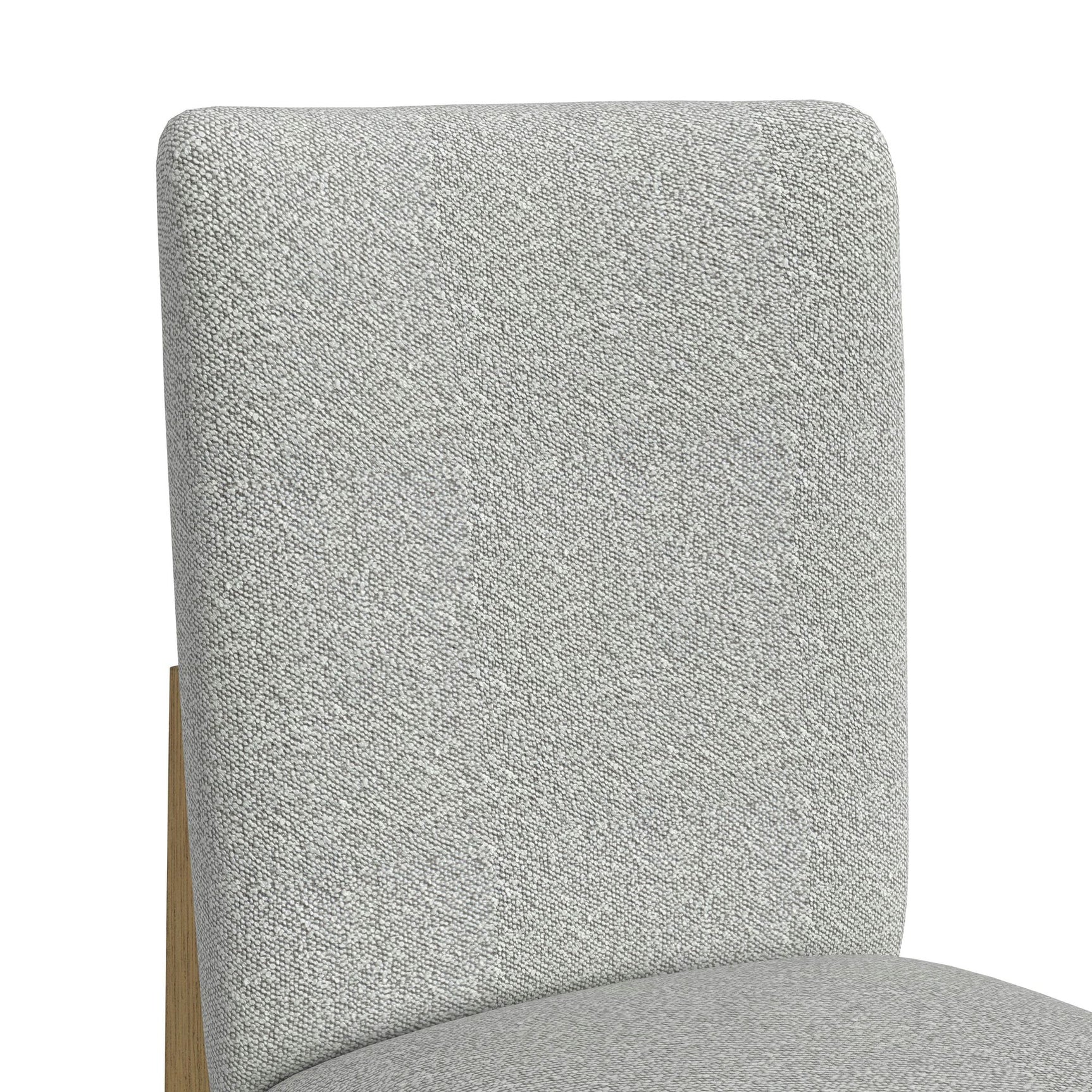 Portland Side Chair with Grey Fabric (PGY1113-4) in Natural (2 Per Carton) - Tampa Furniture Outlet