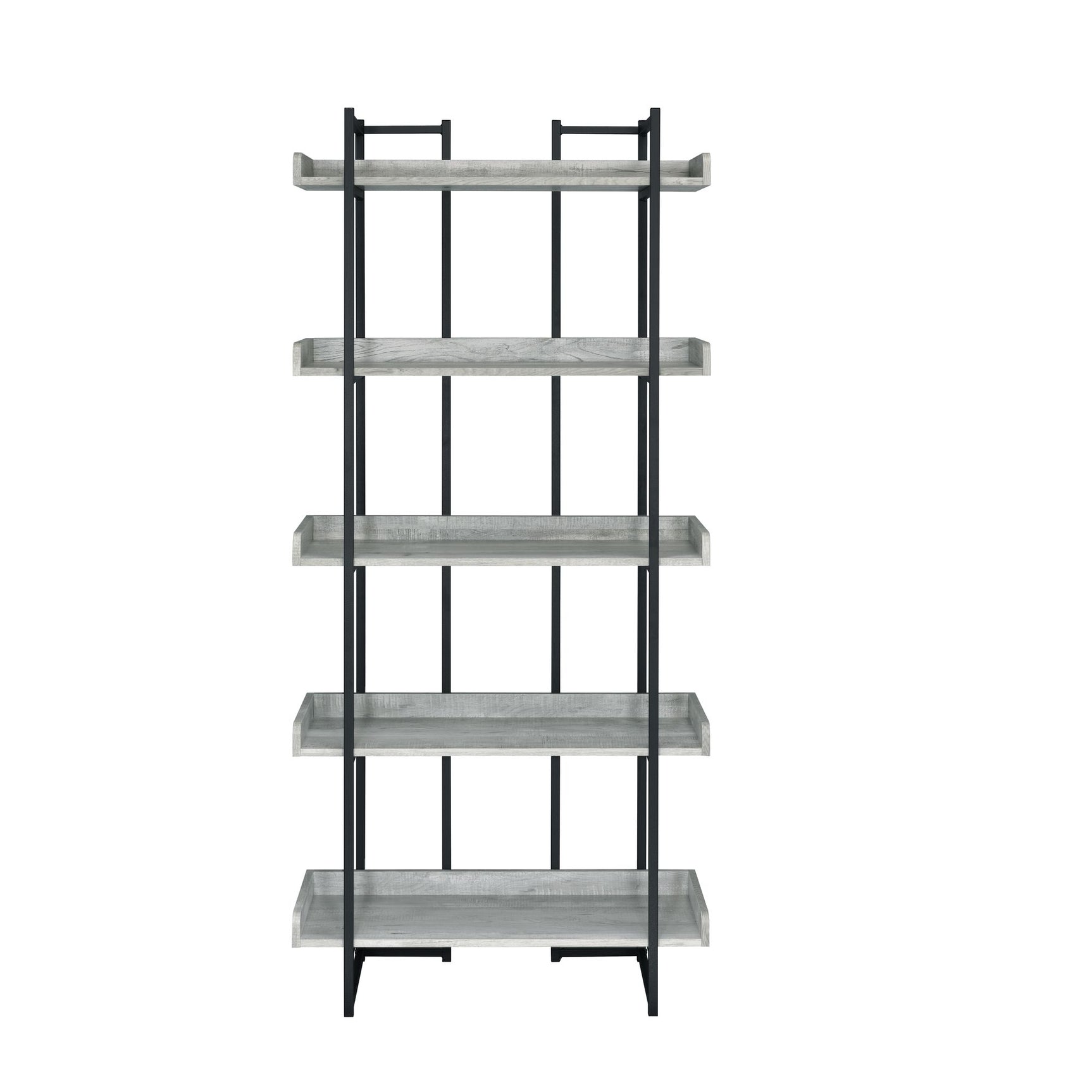 Preston Bookshelf Grey - Tampa Furniture Outlet