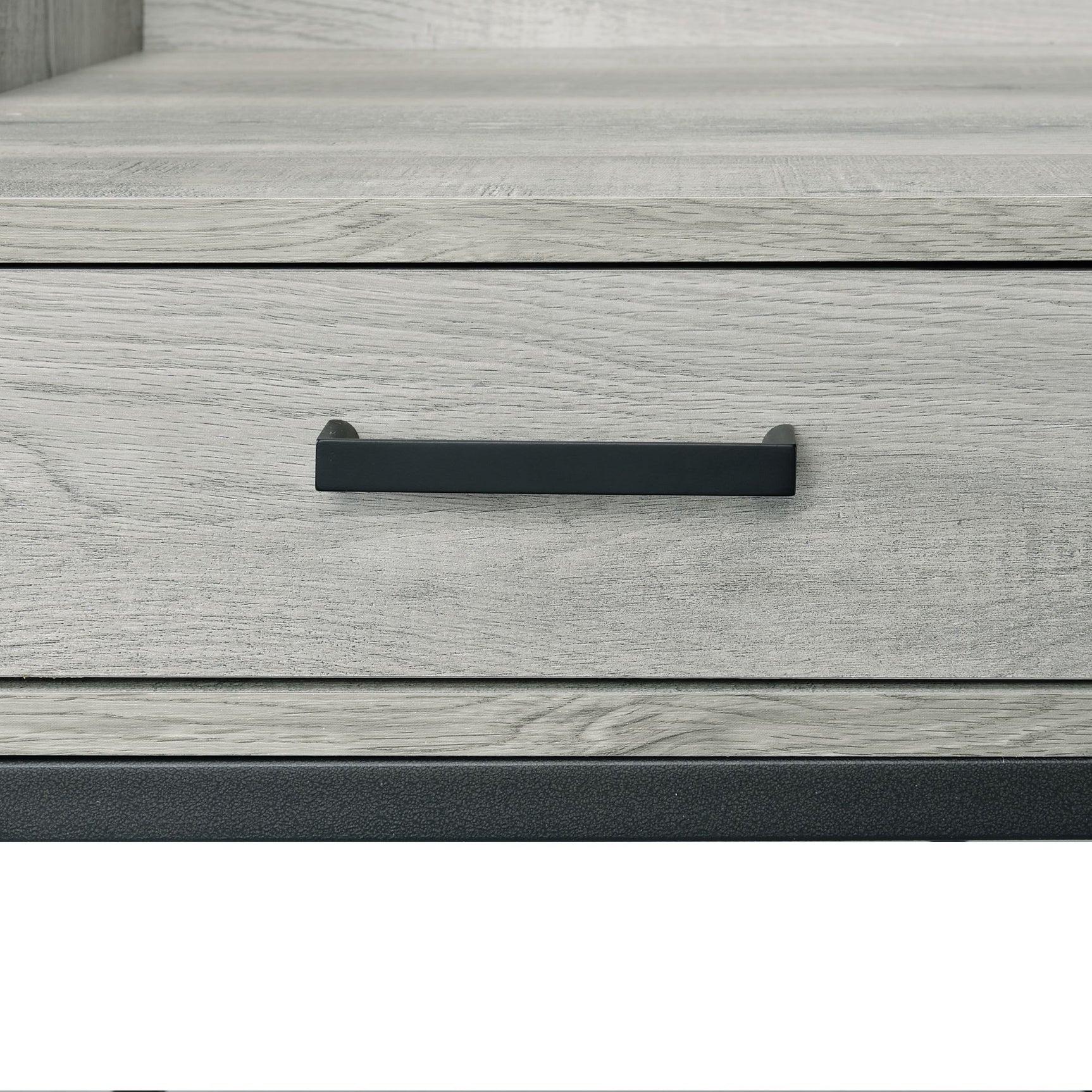 Preston Desk - Grey - Tampa Furniture Outlet