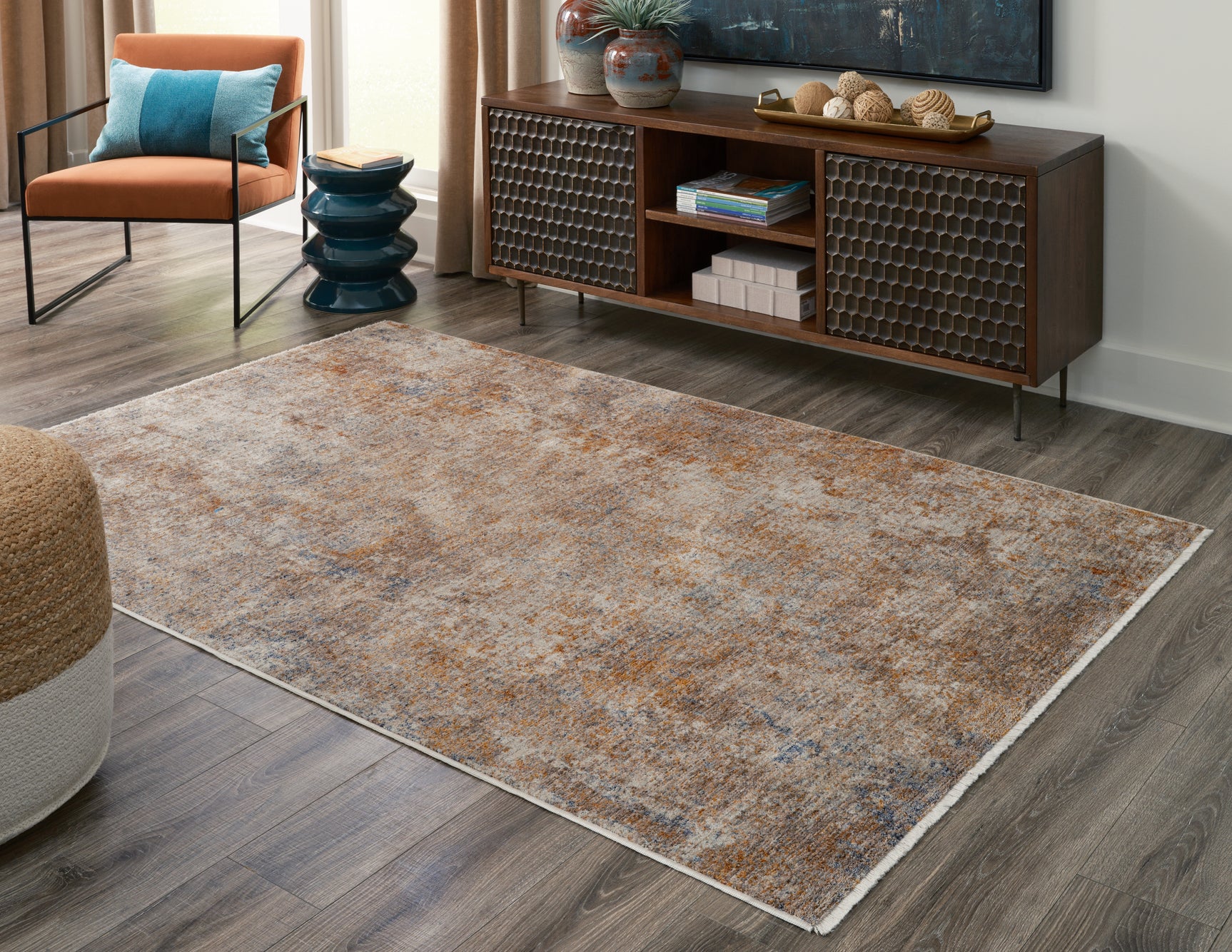 Tampa Furniture Outlet - Ashley Furniture - Mauville Rug - 7'10" x 10'4" Rug / Multi - R405331