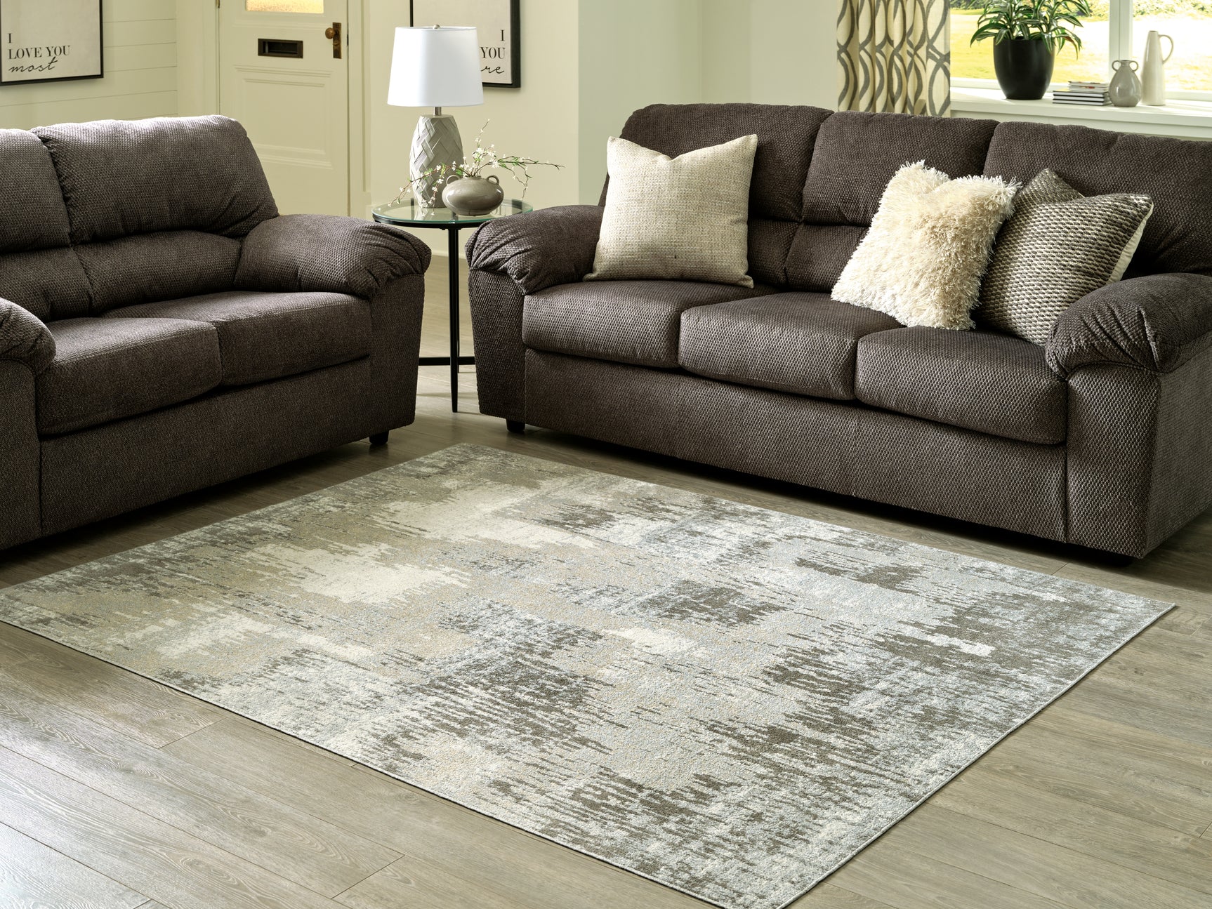 Tampa Furniture Outlet - Ashley Furniture - Arriston Rug - 5'3" x 7' Washable Rug / Multi - R405562