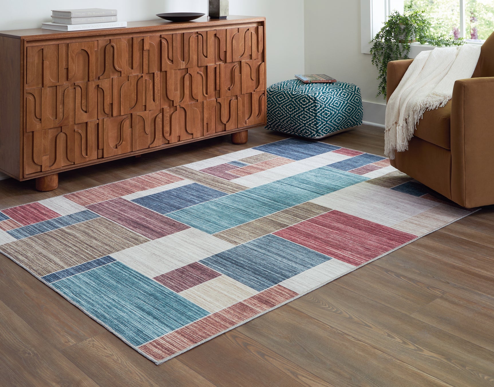 Tampa Furniture Outlet - Ashley Furniture - Numore Rug - 8' x 9'11" Washable Rug / Multi - R406661