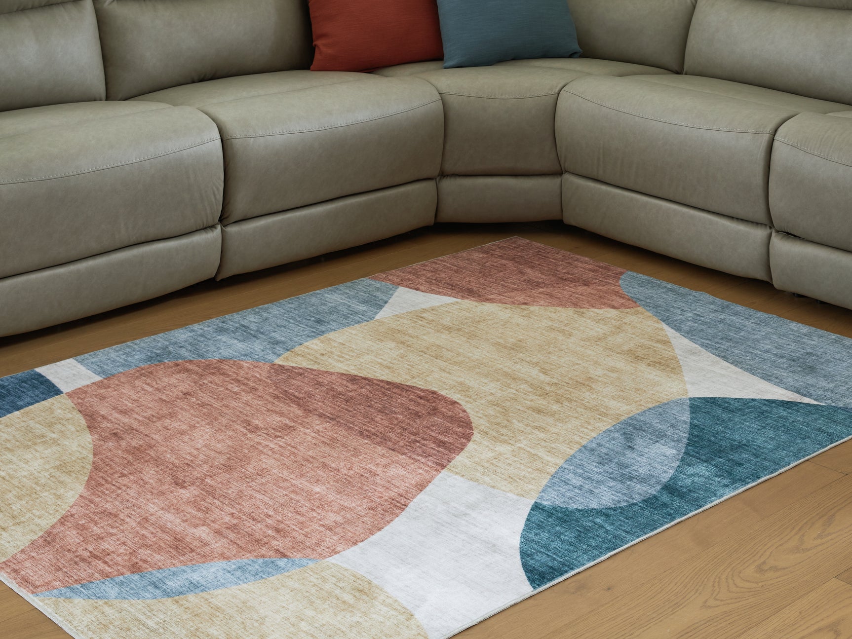 Tampa Furniture Outlet - Ashley Furniture - Chanleigh Rug - Washable 5' x 7' Area Rug / Multi - R407372
