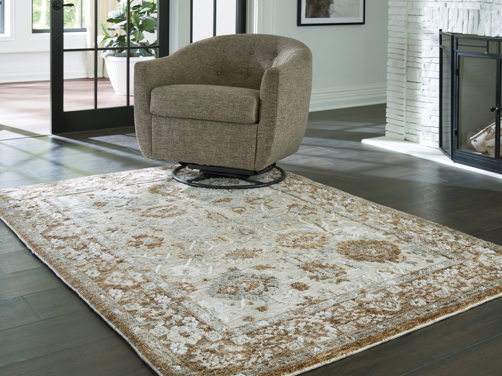 Tampa Furniture Outlet - Ashley Furniture - Ainswick Rug - Memory Foam Medium Rug - R407882