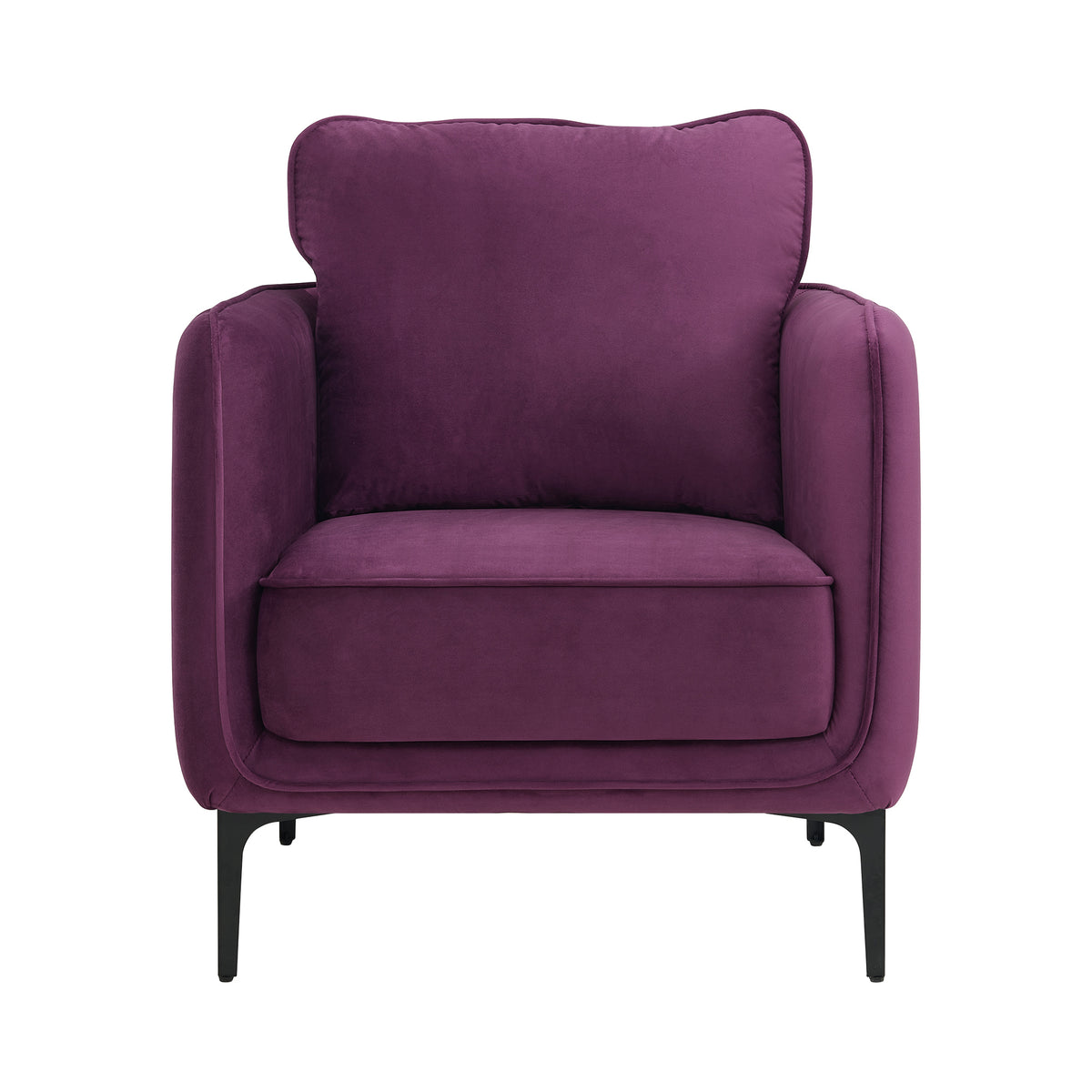 Rae Chair in Lavish 152 Purple Velvet