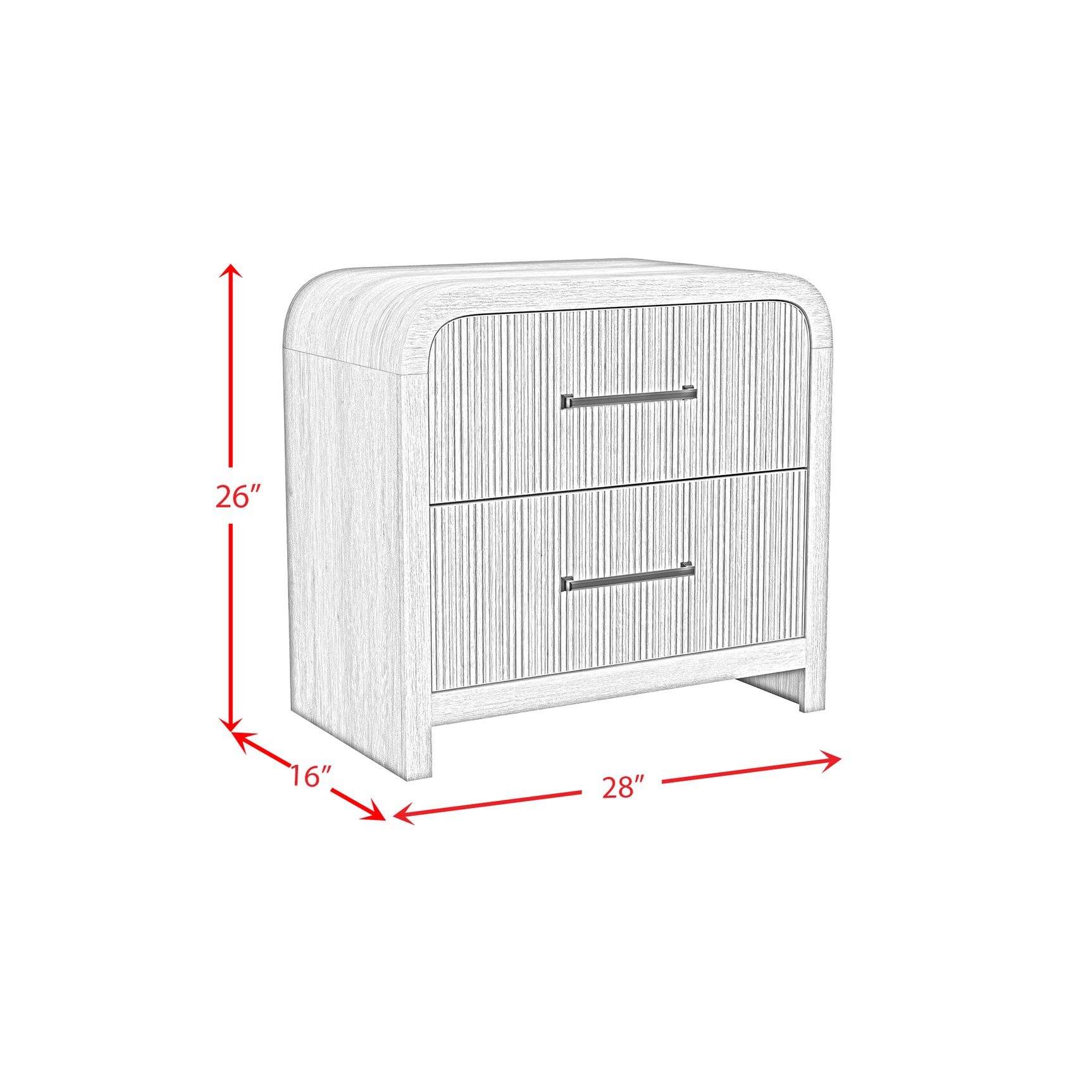 Ridgemont 2-Drawer Nightstand with USB in Natural - Tampa Furniture Outlet