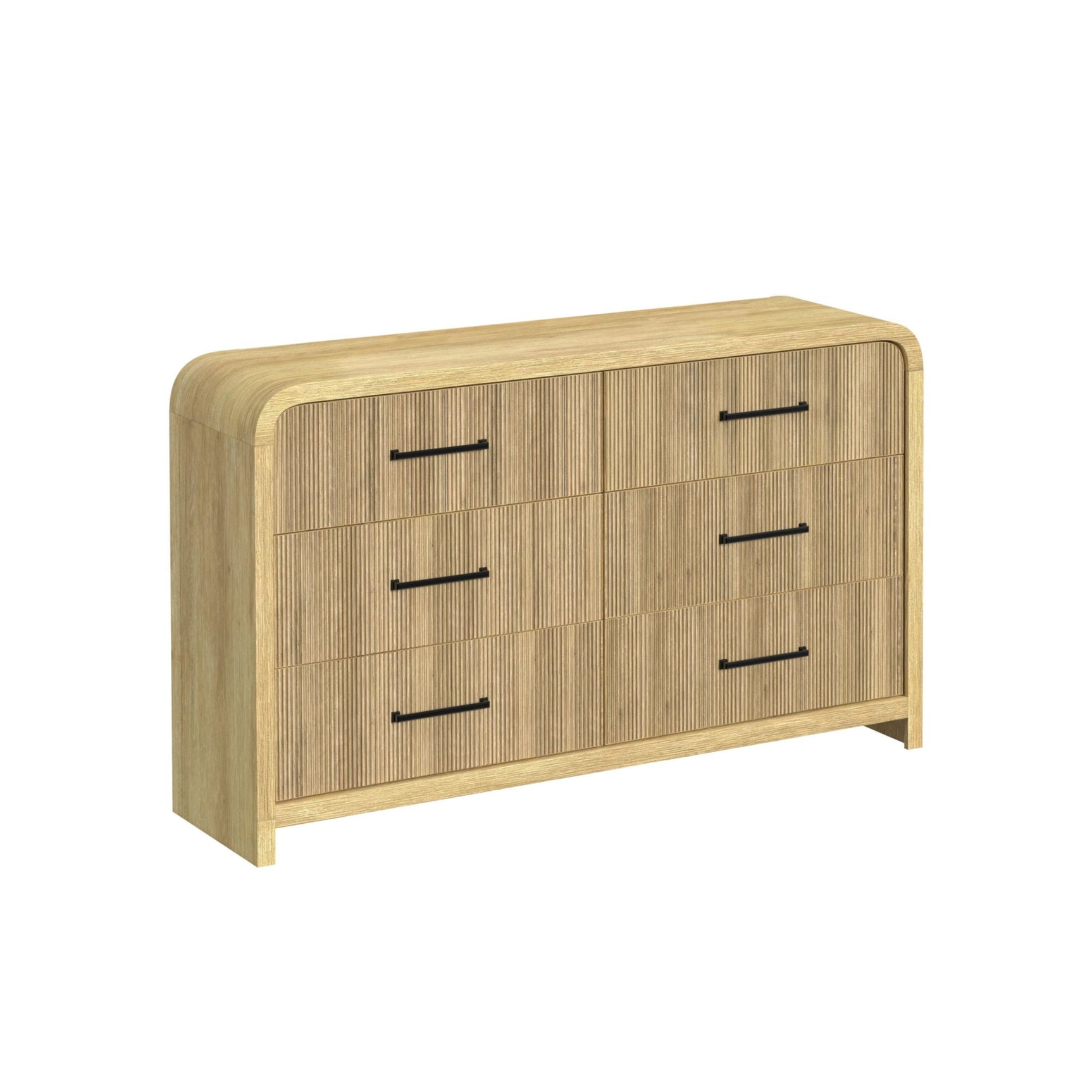 Ridgemont 6-Drawer Dresser in Natural - Tampa Furniture Outlet