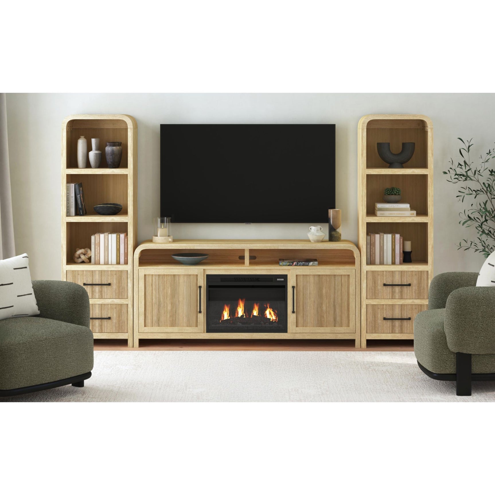 23" Fireplace Insert in Black - Tampa Furniture Outlet