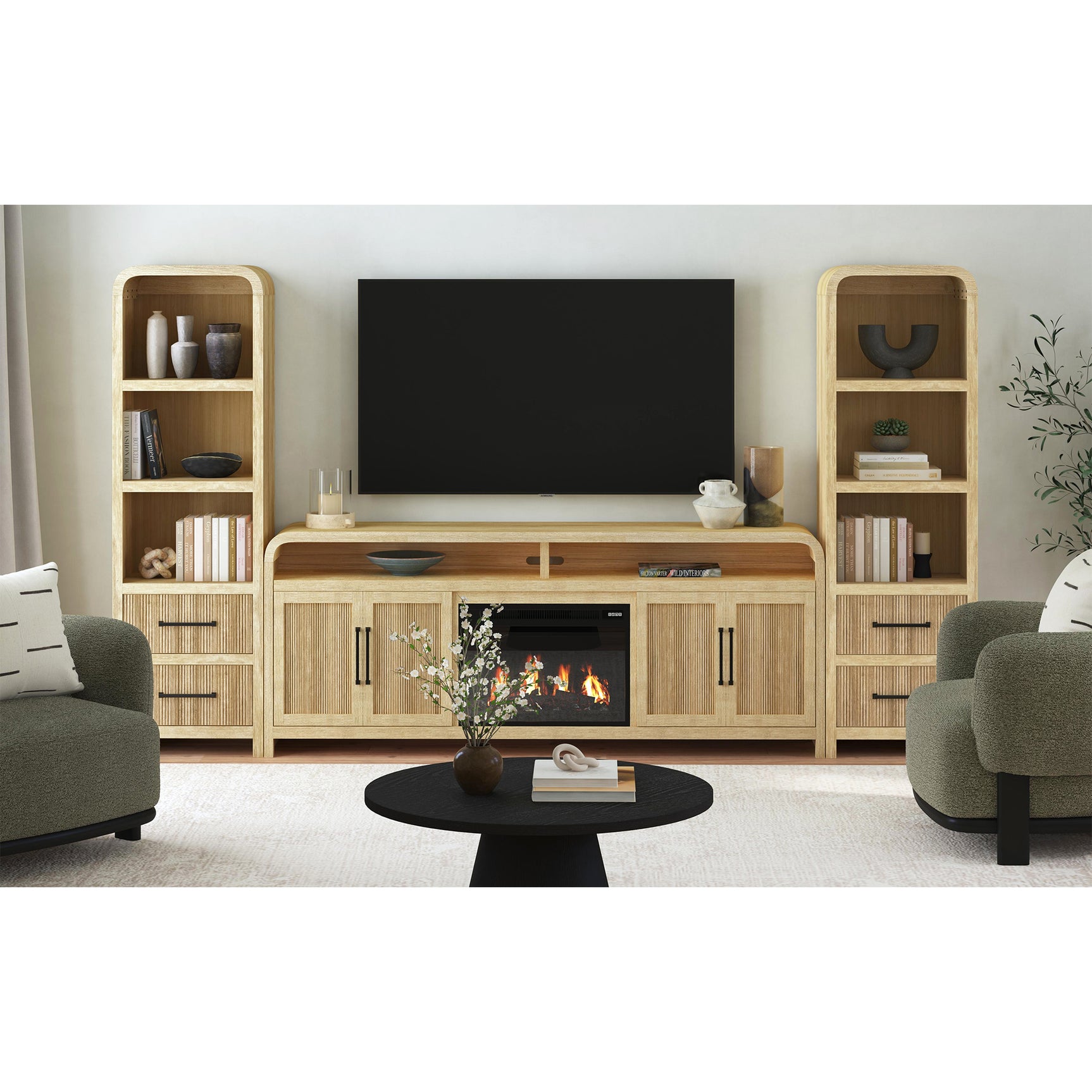 Ridgemont Side Piers in Natural - Tampa Furniture Outlet