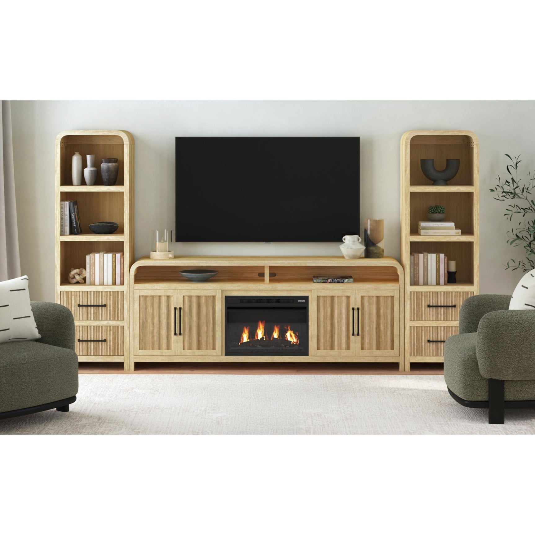 Ridgemont Side Piers in Natural - Tampa Furniture Outlet