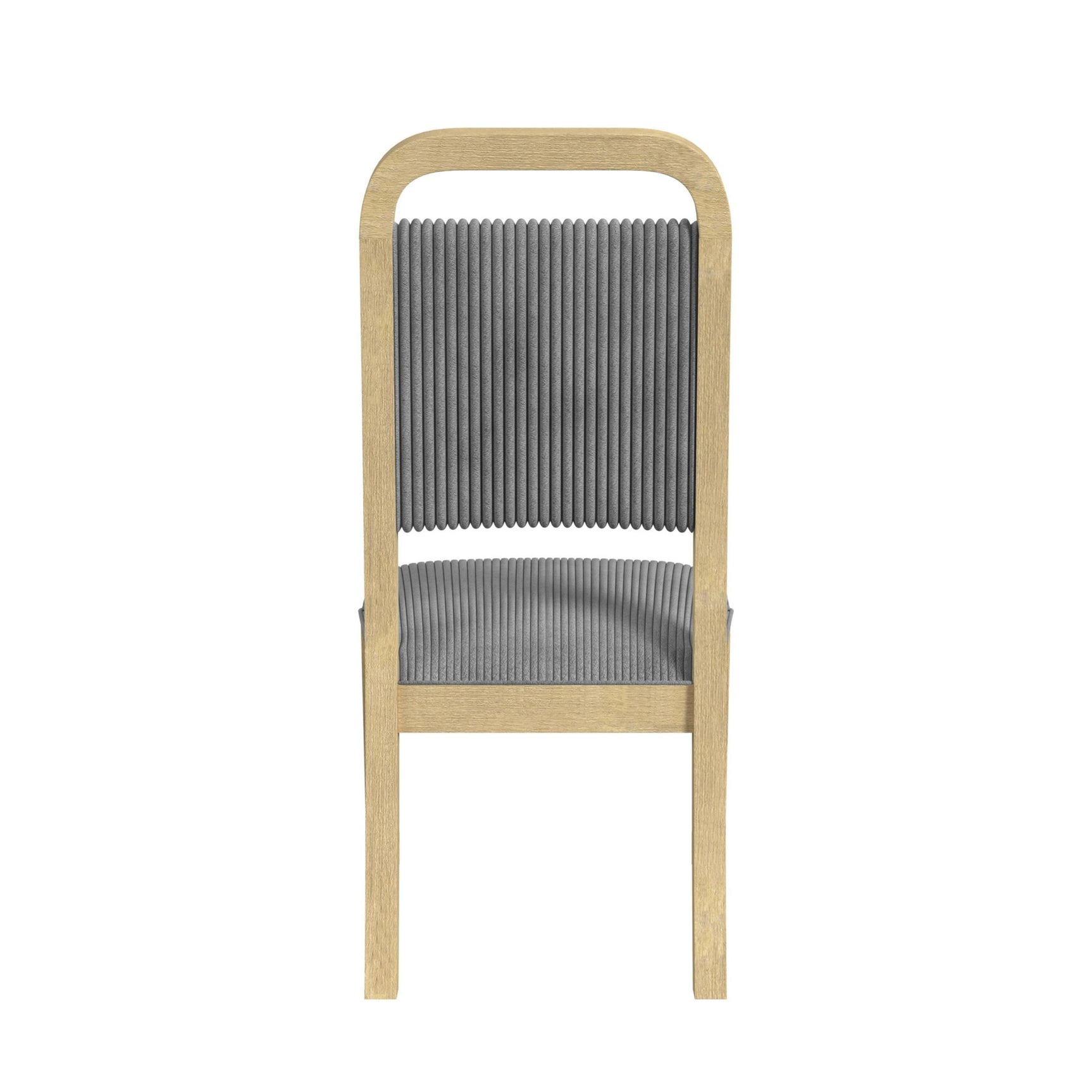 Ridgemont Dining Side Chair with Grey Fabric in Natural (2 Per Carton)