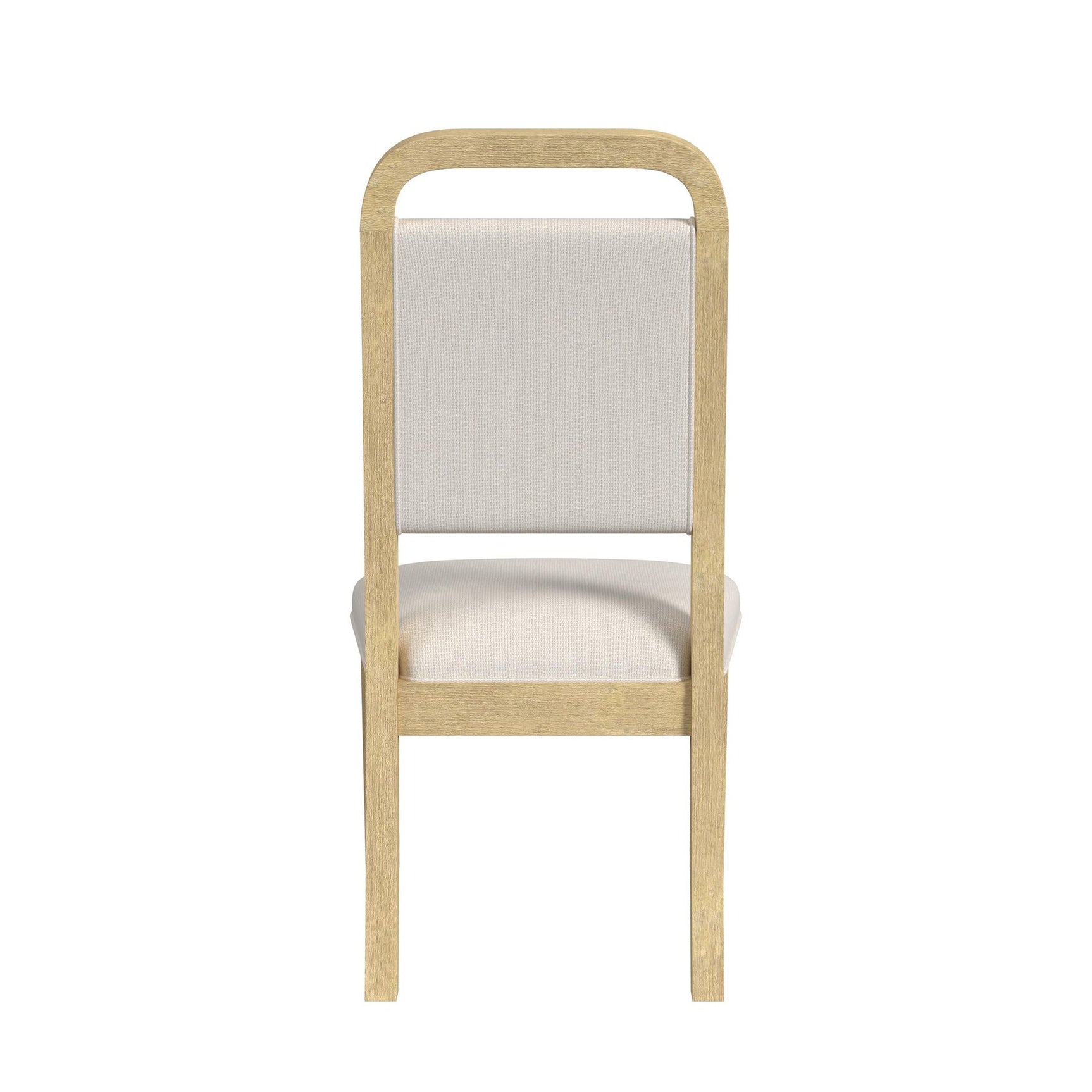 Ridgemont Dining Side Chair with White Fabric in Natural (2 Per Carton)