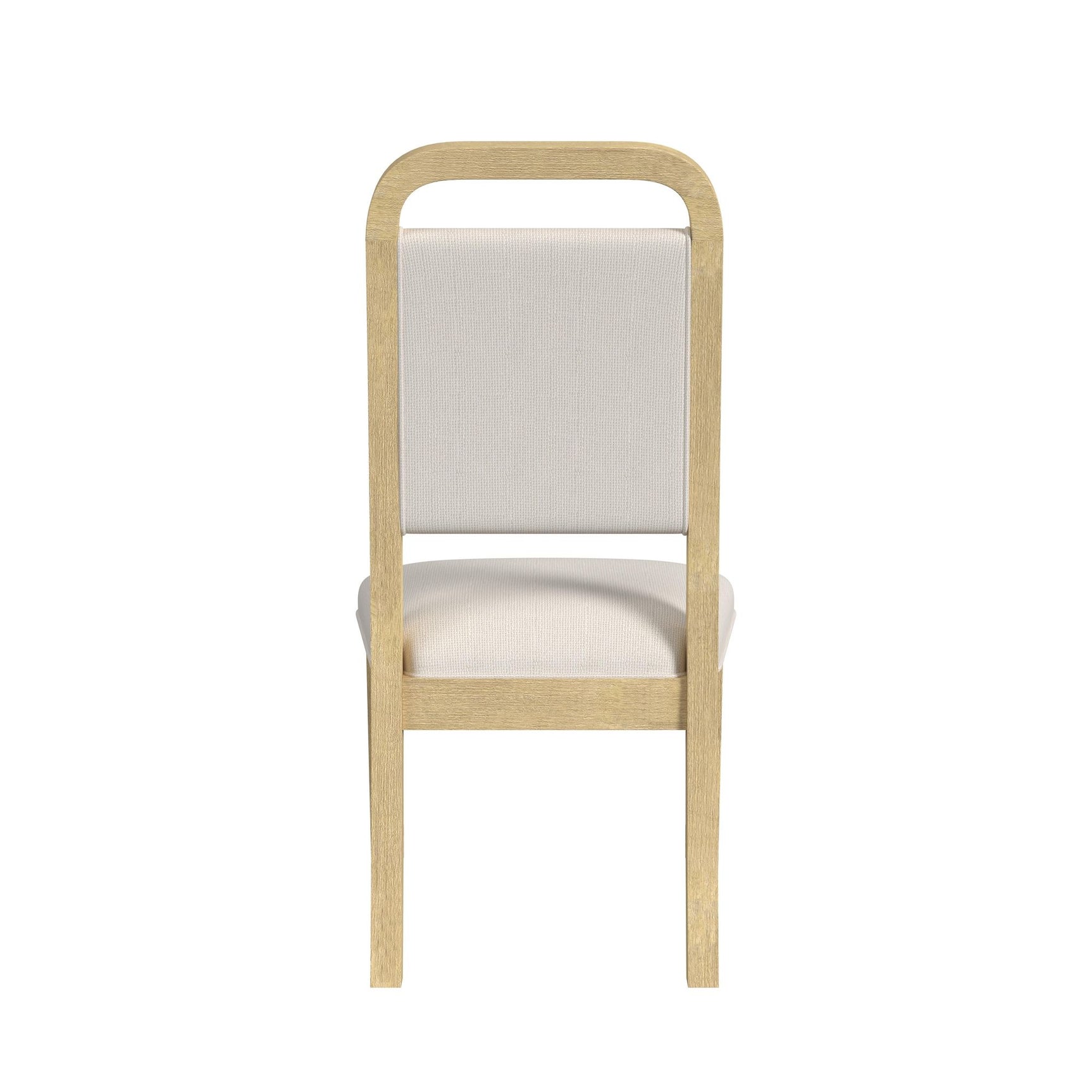 Ridgemont Dining Side Chair with White Fabric in Natural (2 Per Carton) - Tampa Furniture Outlet