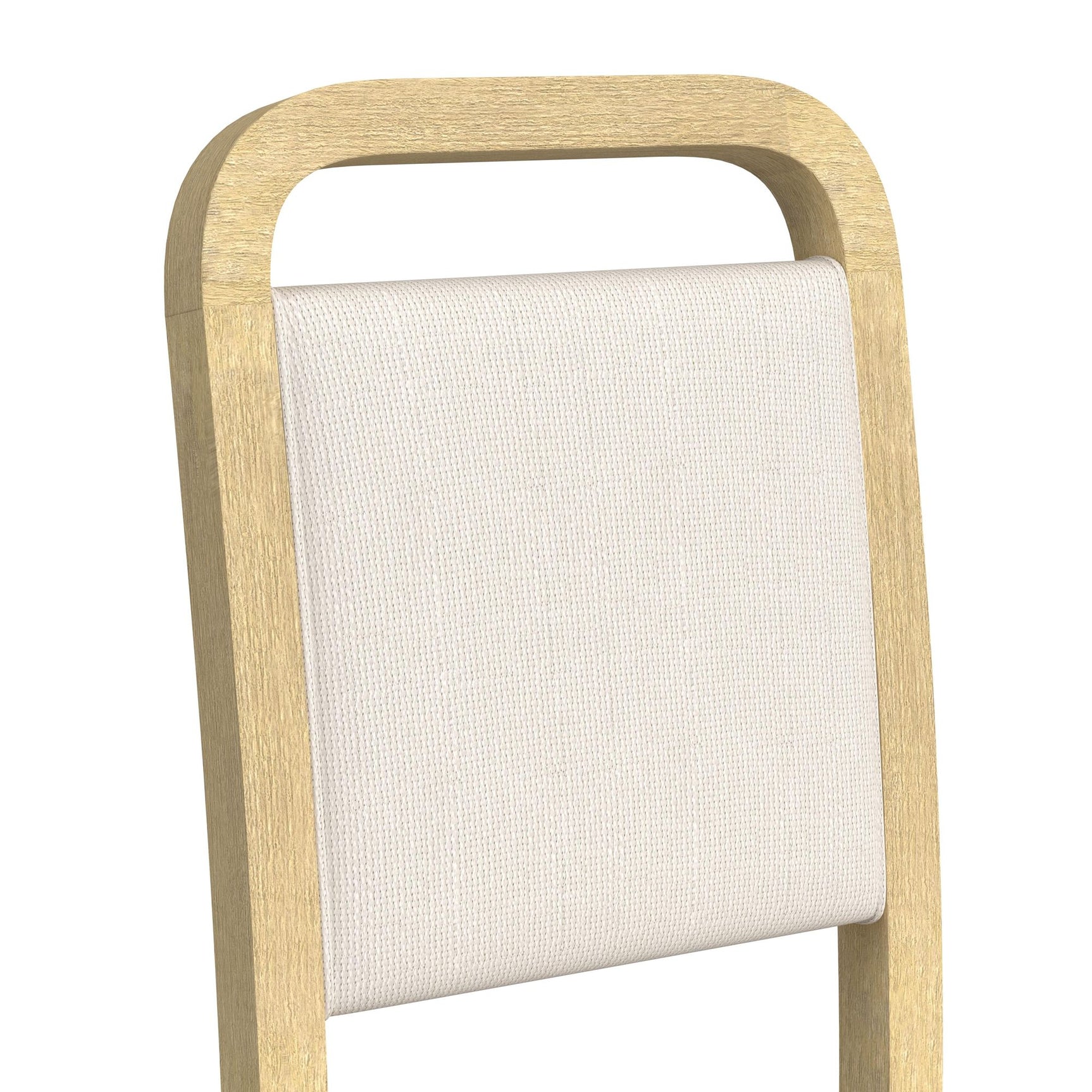 Ridgemont Dining Side Chair with White Fabric in Natural (2 Per Carton) - Tampa Furniture Outlet