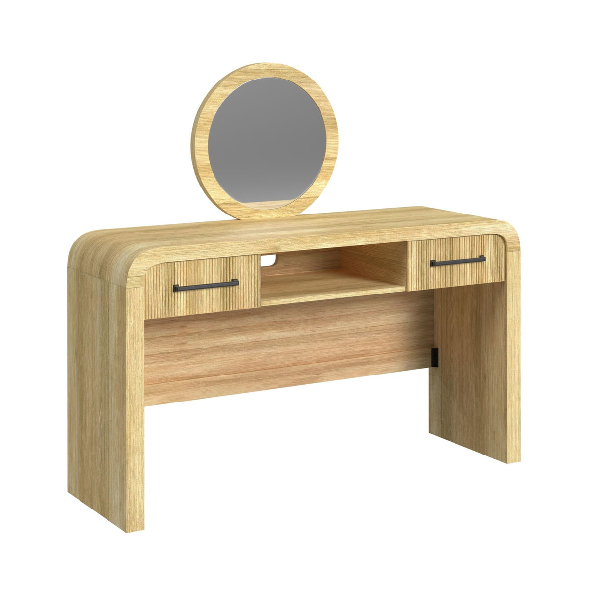 Ridgemont Dressing Table and Mirror in Natural