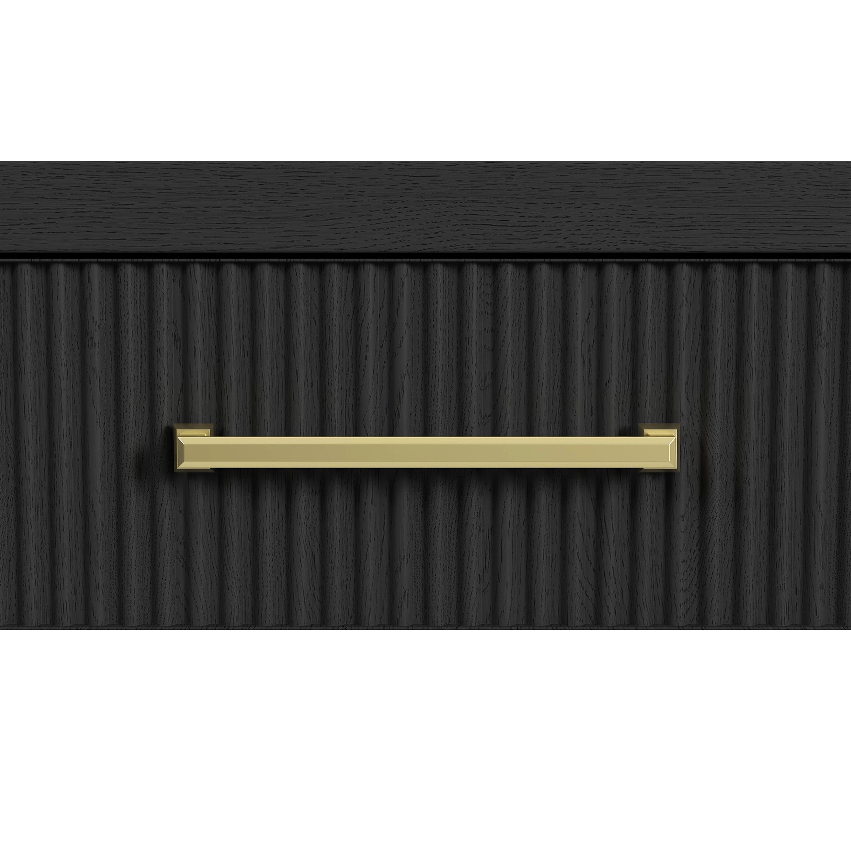 Ridgemont End Table with USB in Black with Grain - Tampa Furniture Outlet