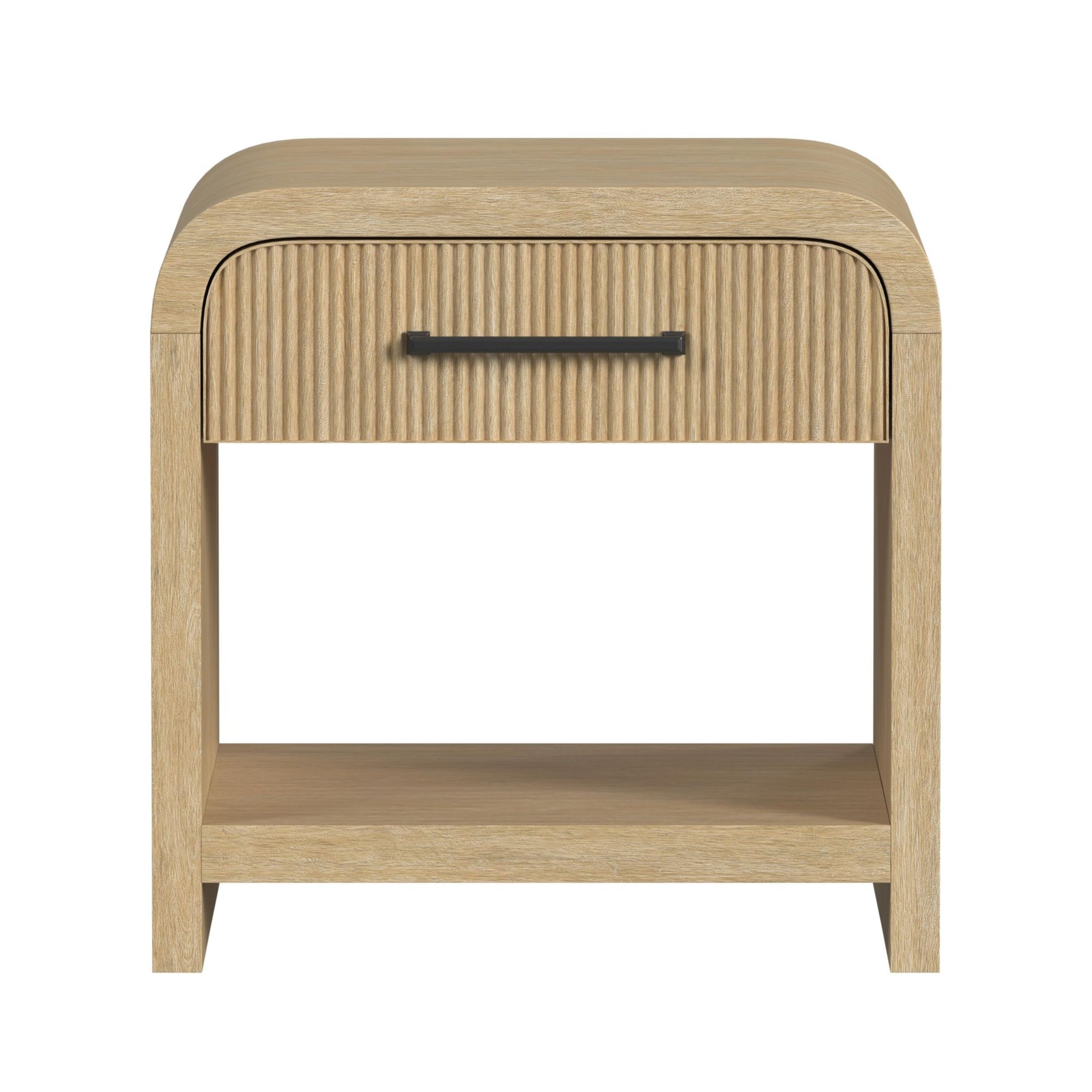 Ridgemont End Table with USB in Natural