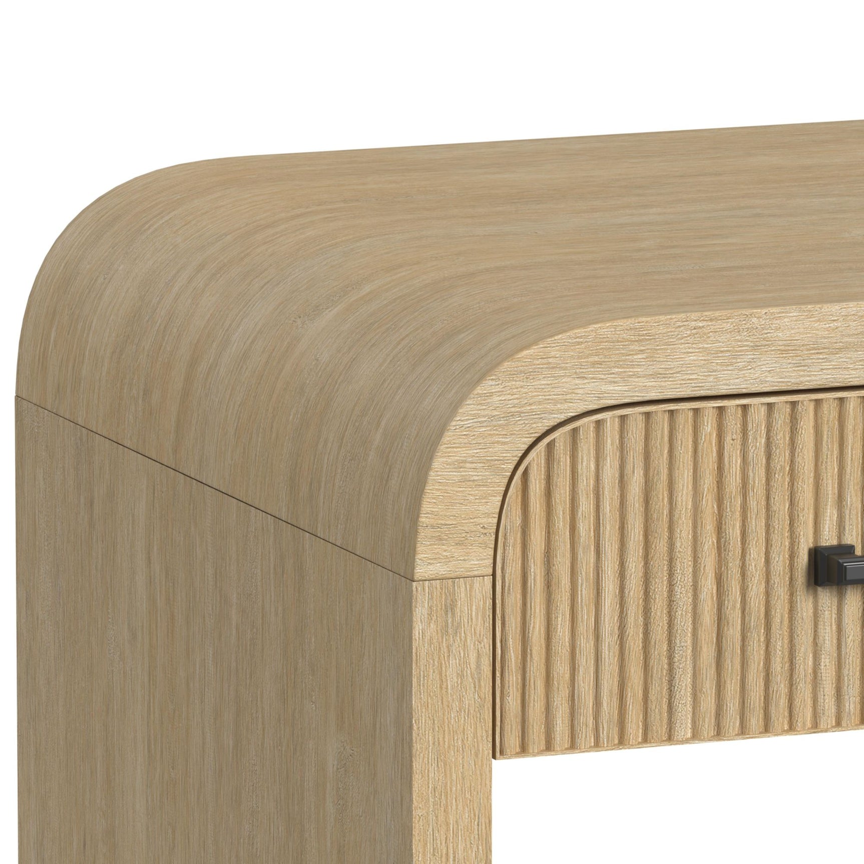 Ridgemont End Table with USB in Natural