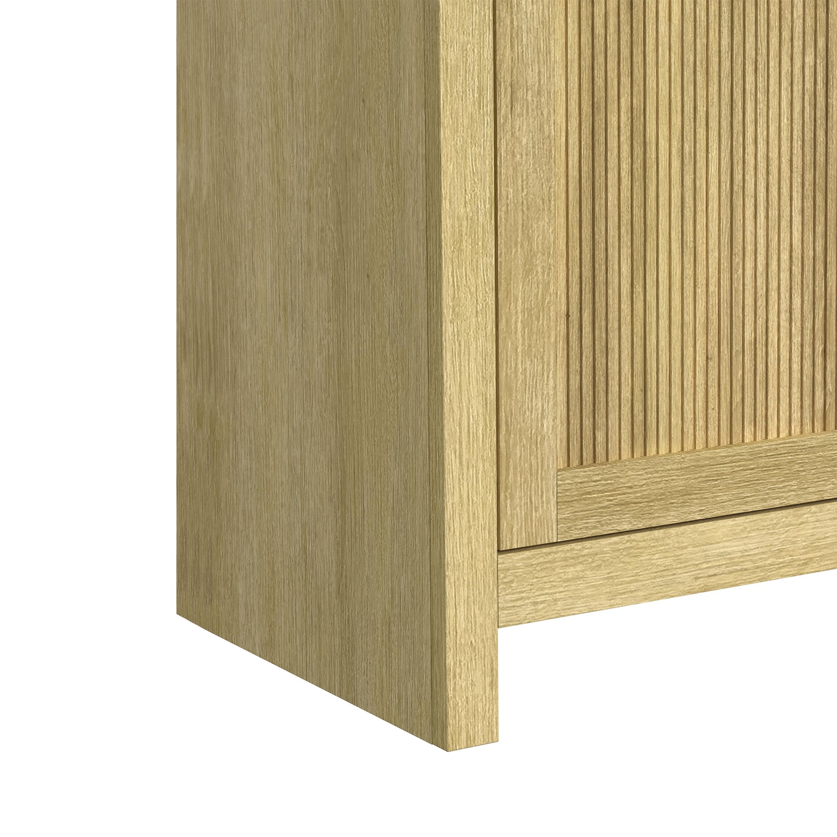 Ridgemont Complete 60" Fireplace Cabinet in Natural - Single Pack