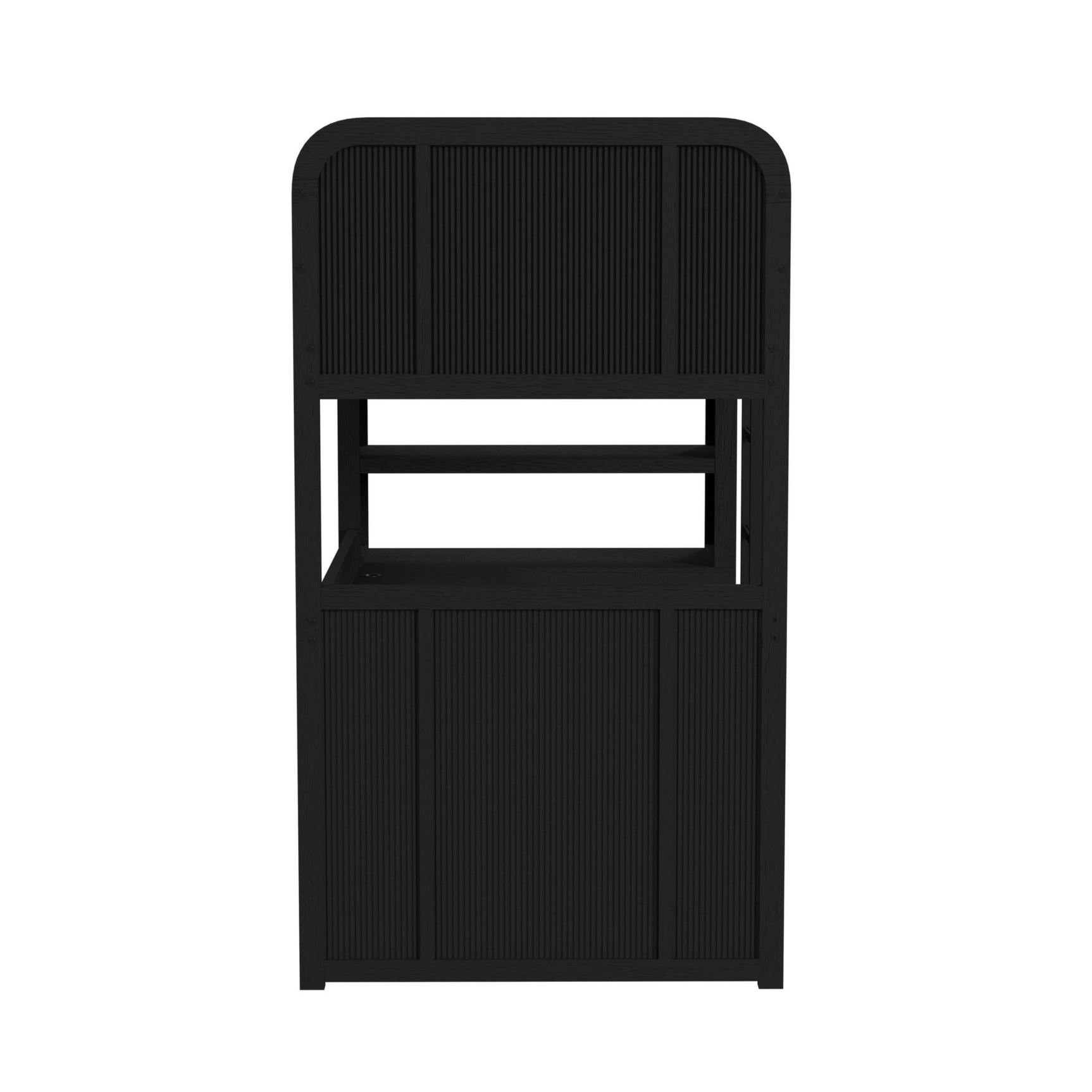 Ridgemont Loft Complete Bunk Bed in Black with Grain