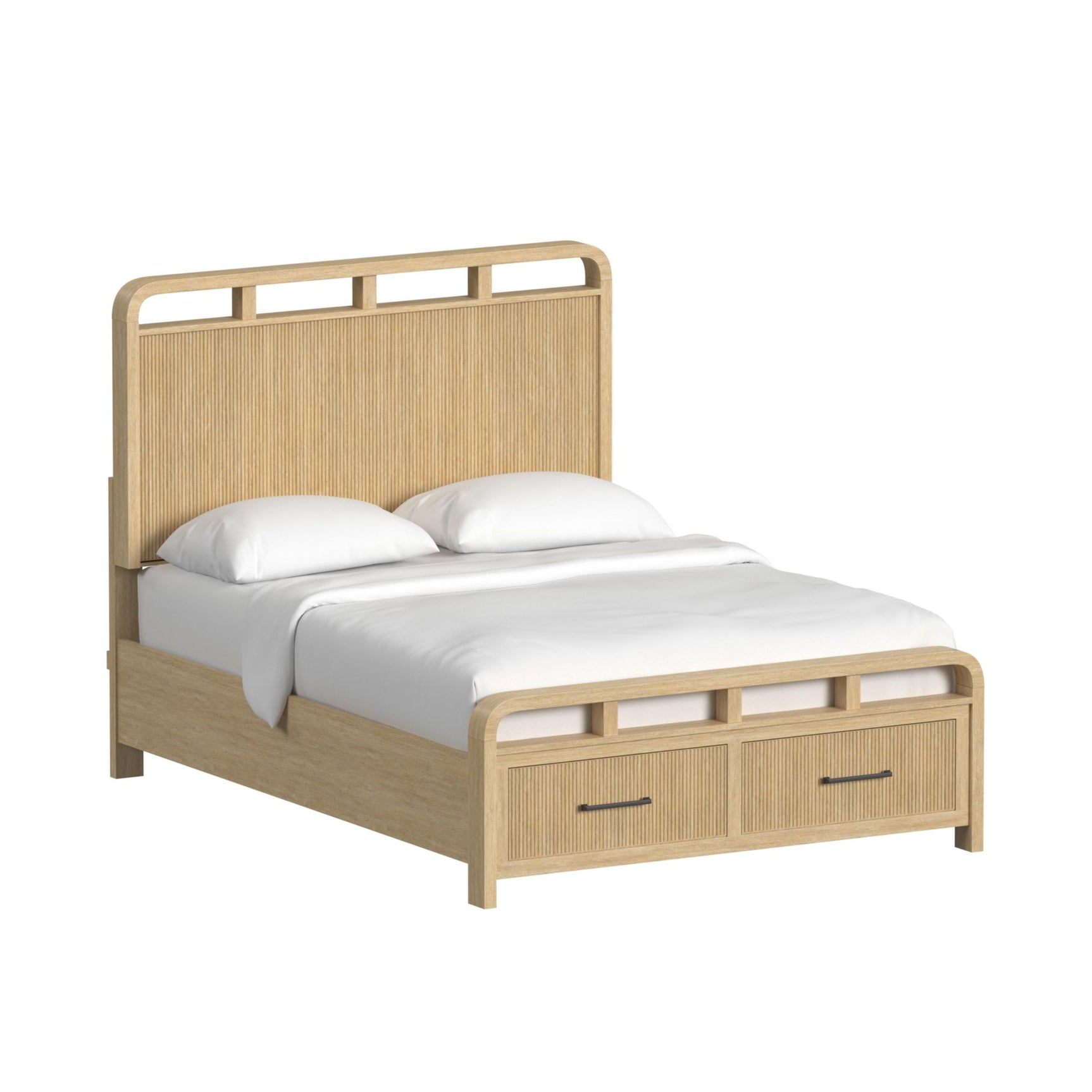 Ridgemont Full Storage Bed in Natural
