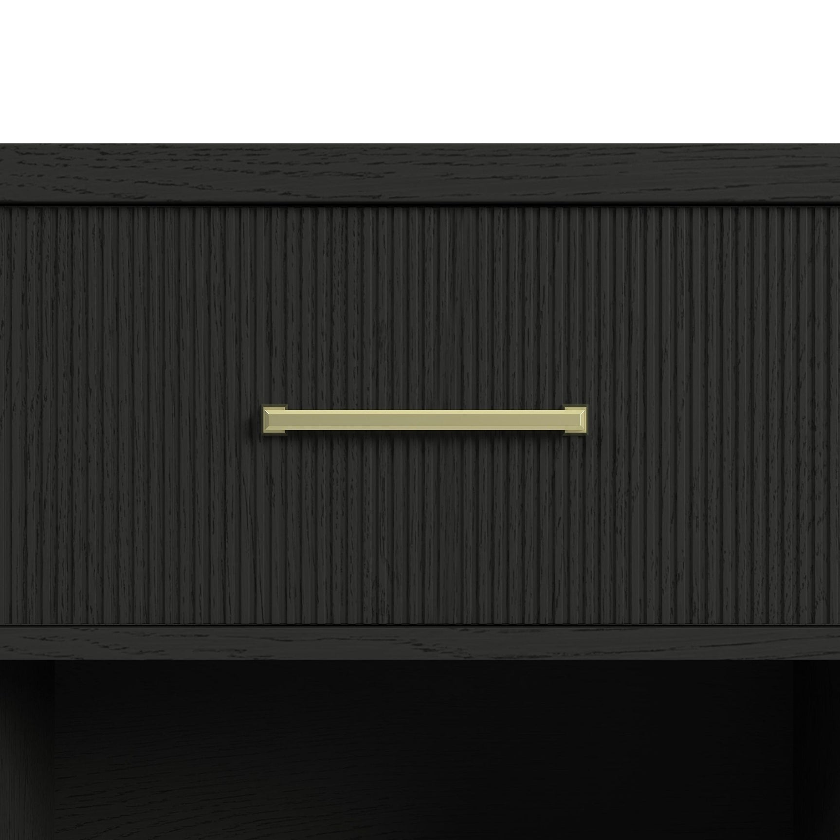 Ridgemont Server in Black with Grain - Tampa Furniture Outlet