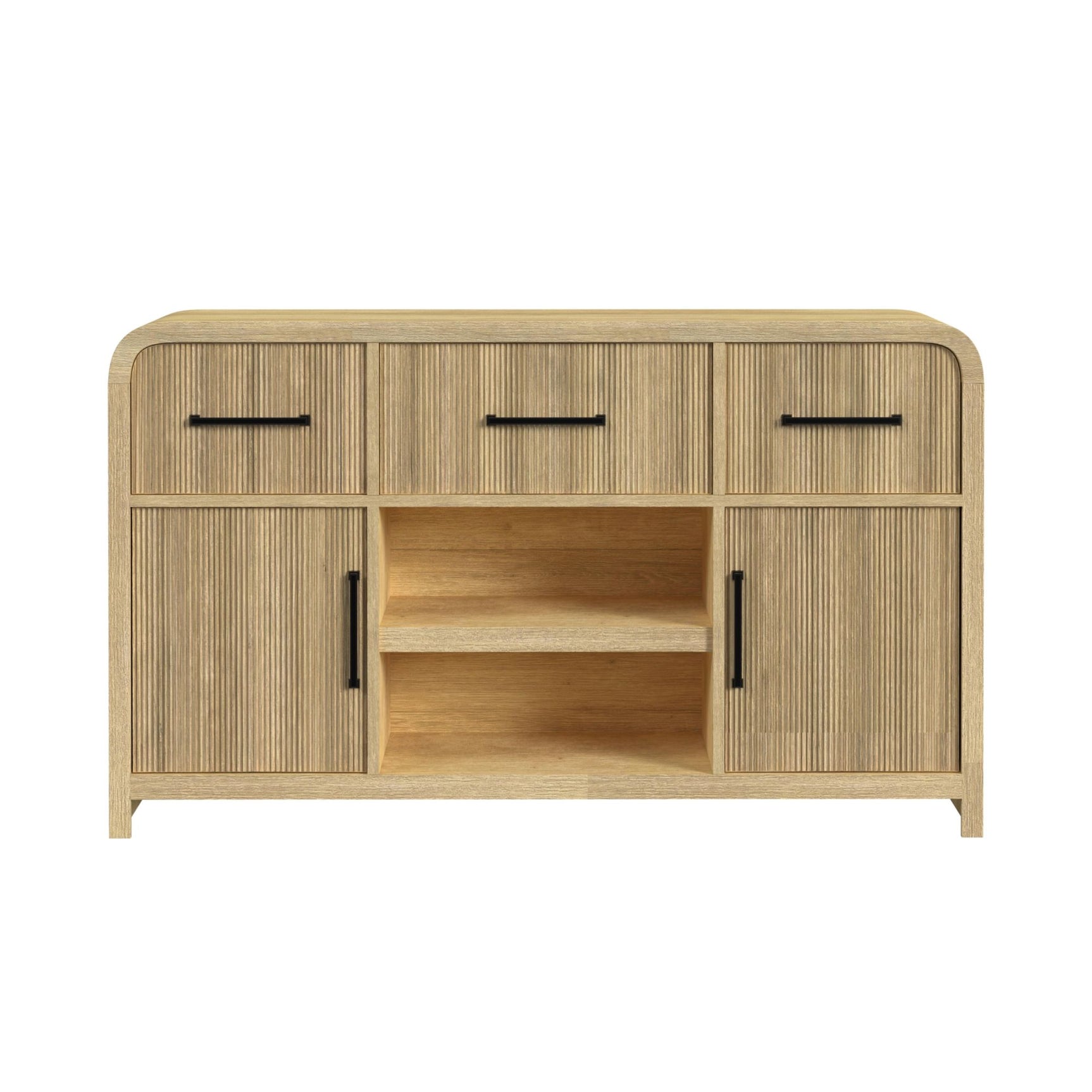 Ridgemont Server in Natural - Tampa Furniture Outlet