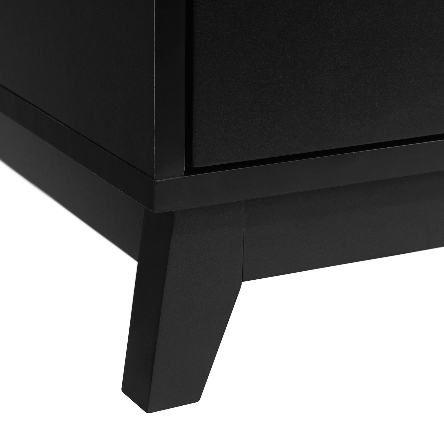 Rio Nightstand with Electronic Features in Black