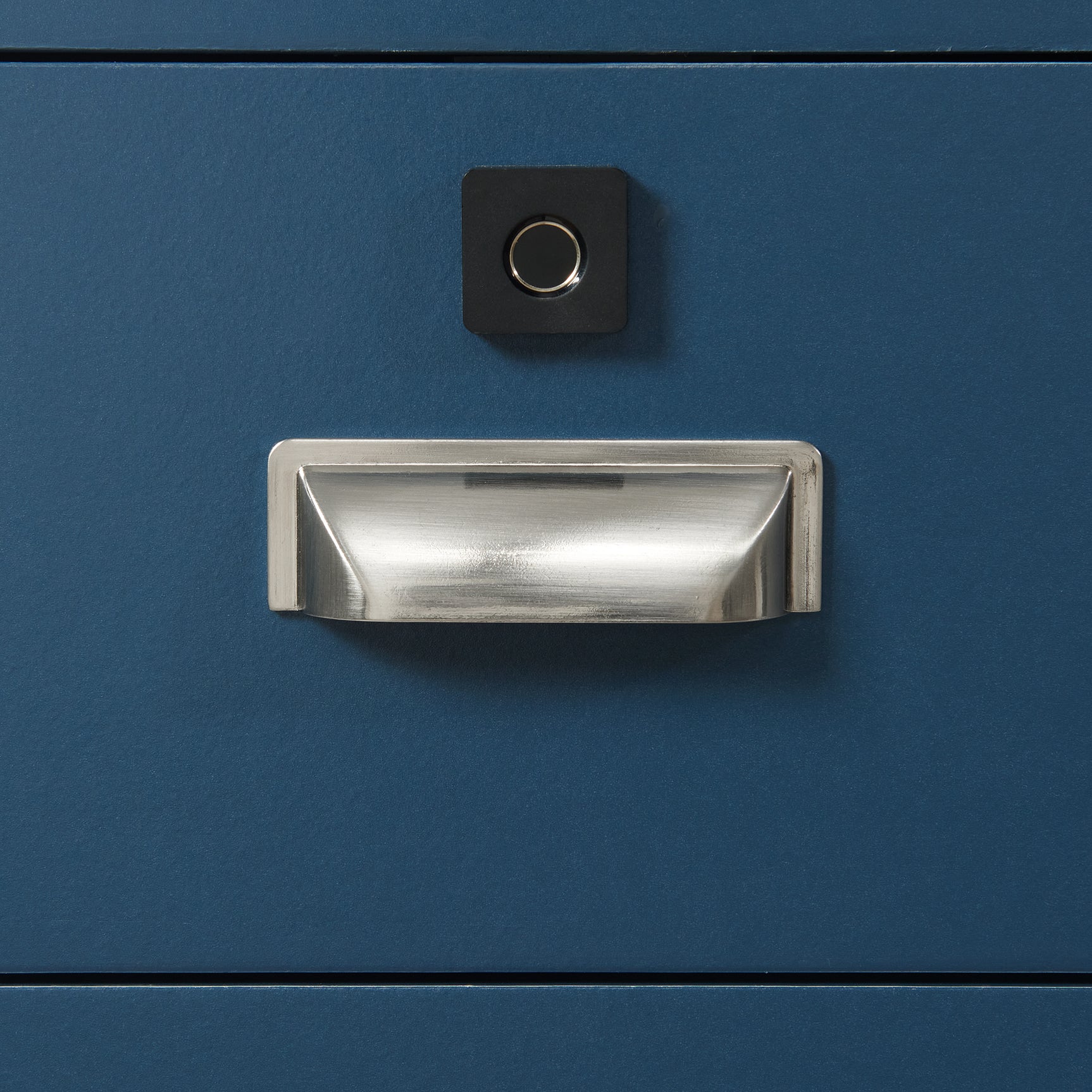 Rio Nightstand with Electronic Features in Blue