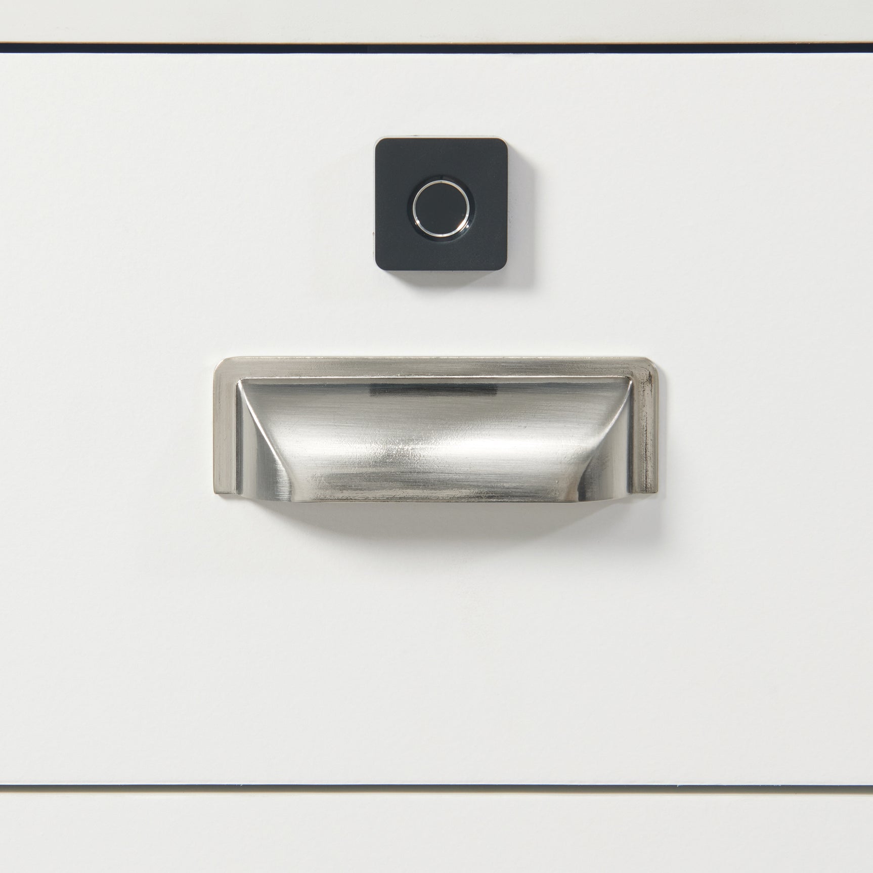 Rio Nightstand with Electronic Features in White