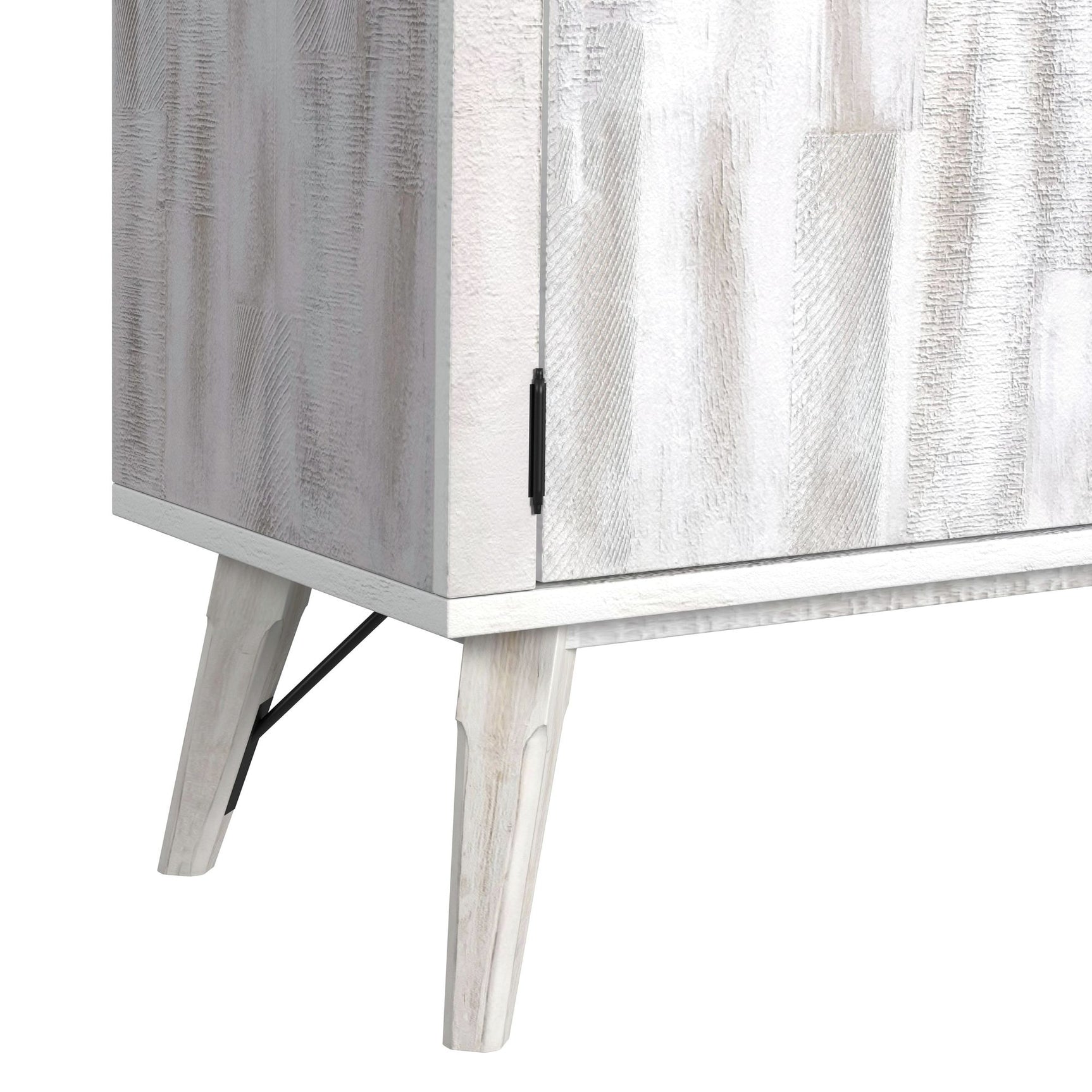 Rogen Rustic Buffet in Rustic White - Tampa Furniture Outlet