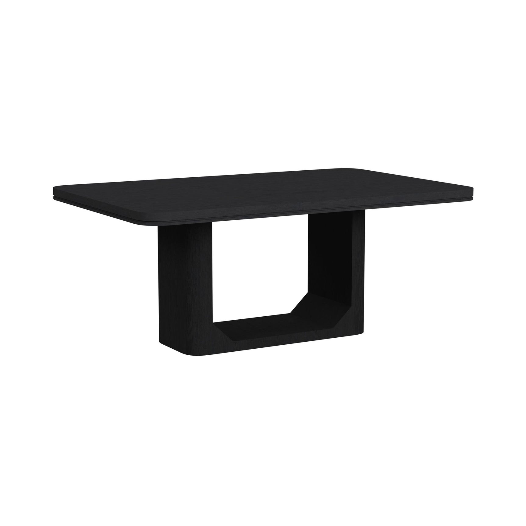 Rosalie 72" Rectangular Dining Table in Black