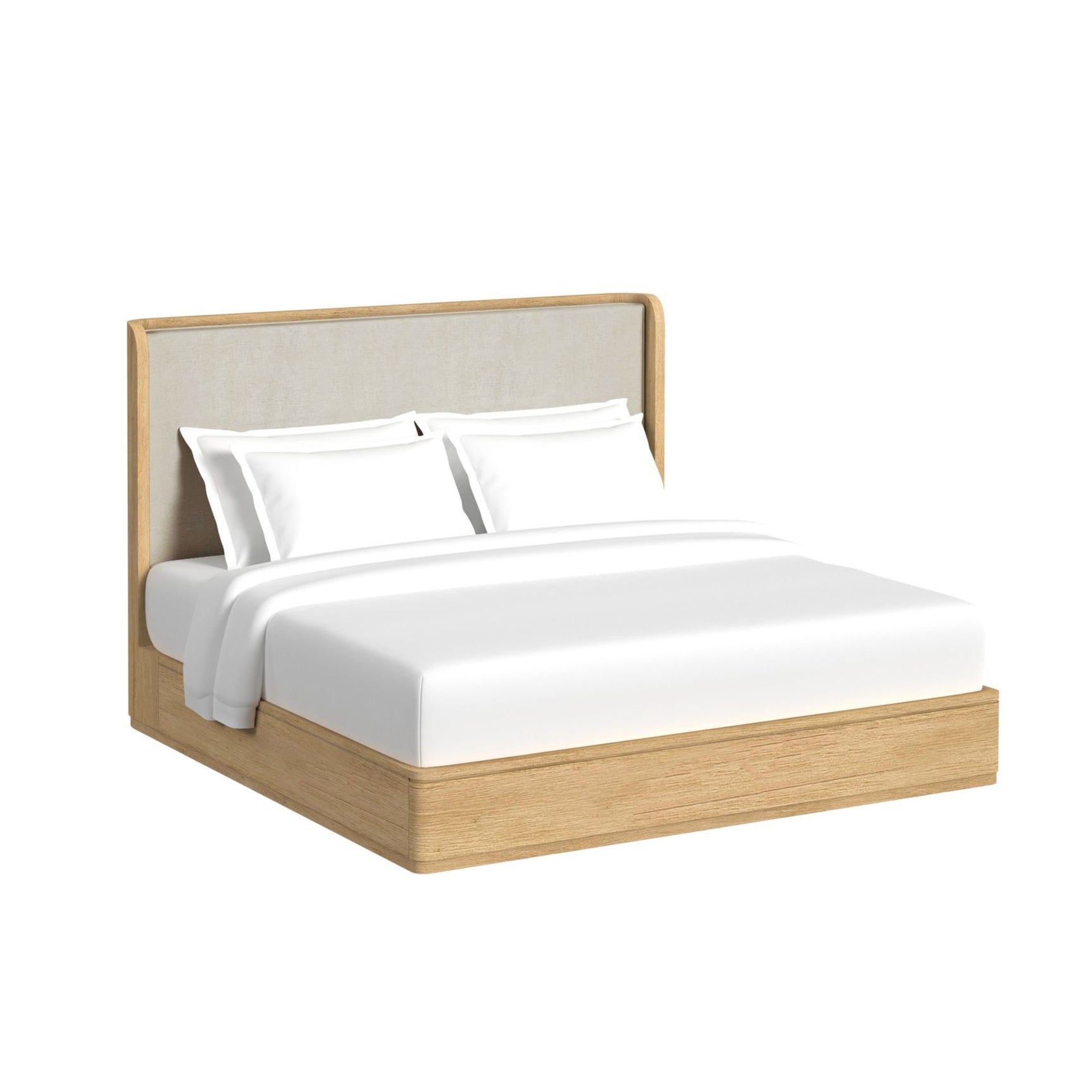 Rosalie King UPH Bed in Natural
