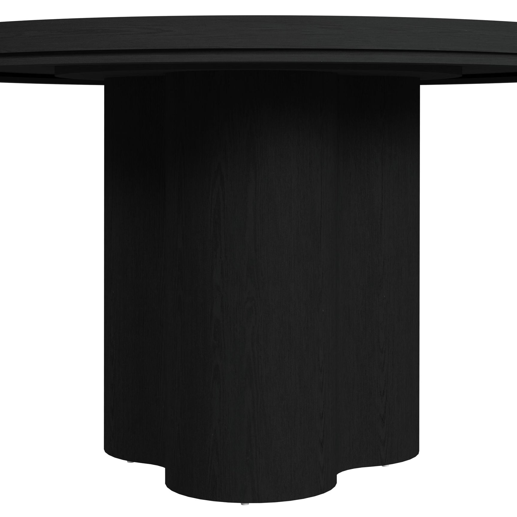 Rosalie Round Dining Table in Black - Tampa Furniture Outlet