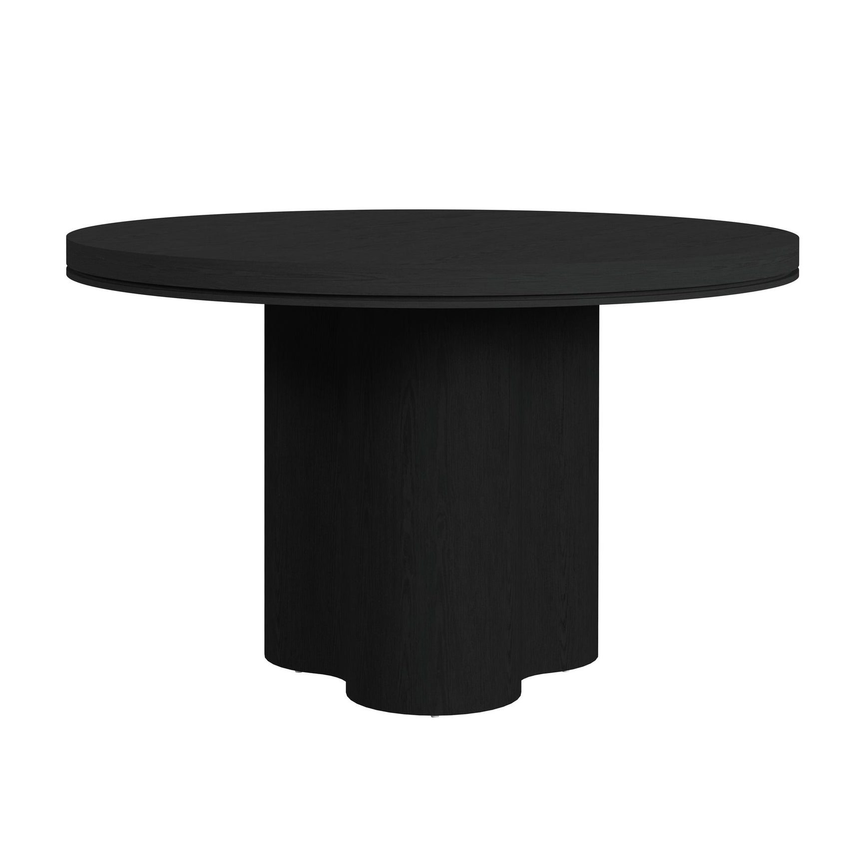 Rosalie Round Dining Table in Black - Tampa Furniture Outlet