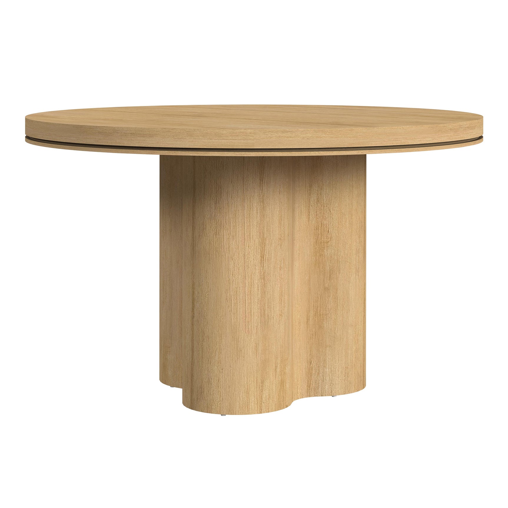 Rosalie Round Dining Table in Natural - Tampa Furniture Outlet