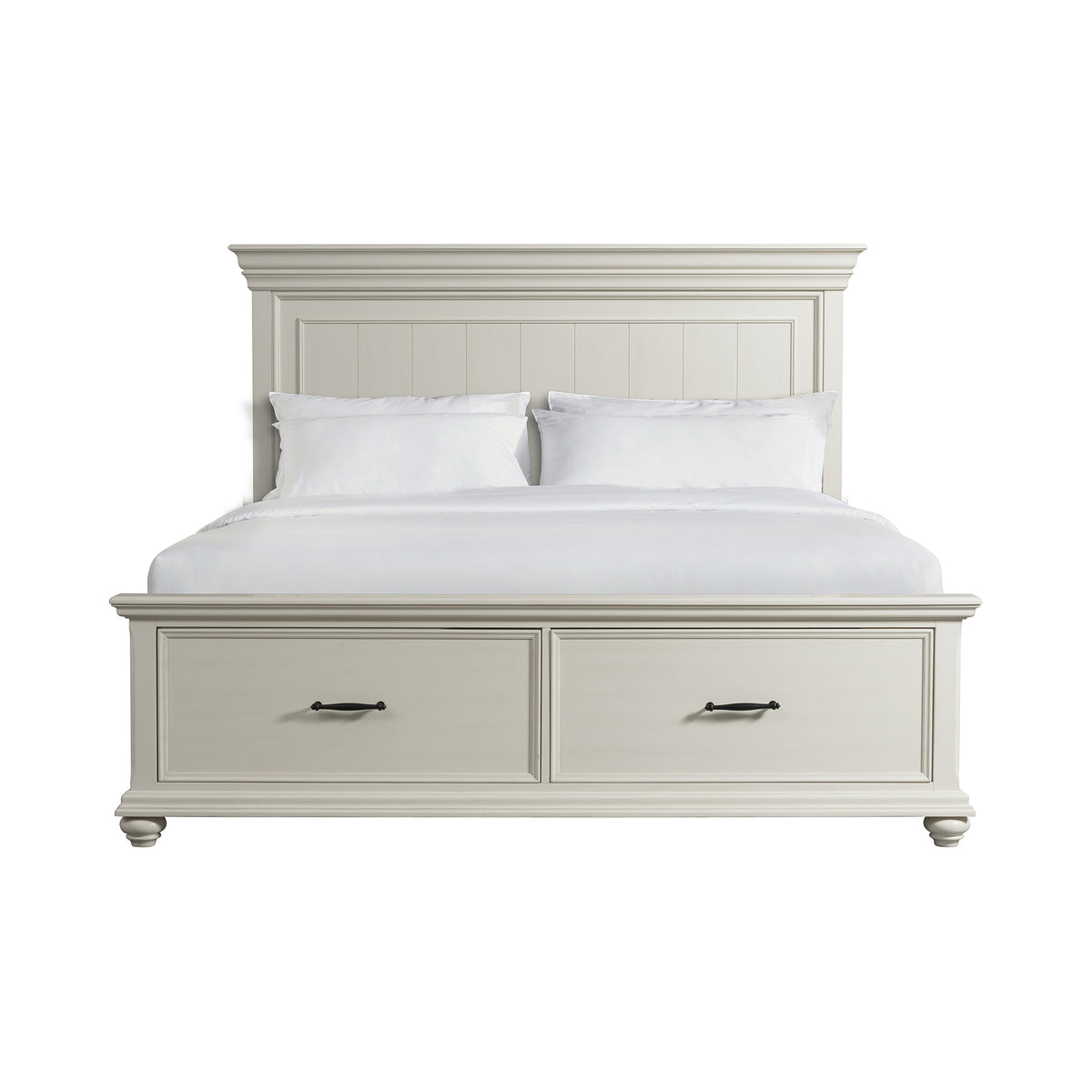 Slater King Bed in Antique White